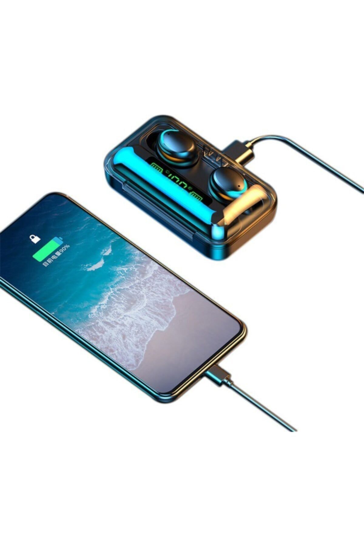 Pmr F9-5 Tws Kablosuz Bluetooth 5.0 Mikrofonlu Dokunmatik Kulaklik