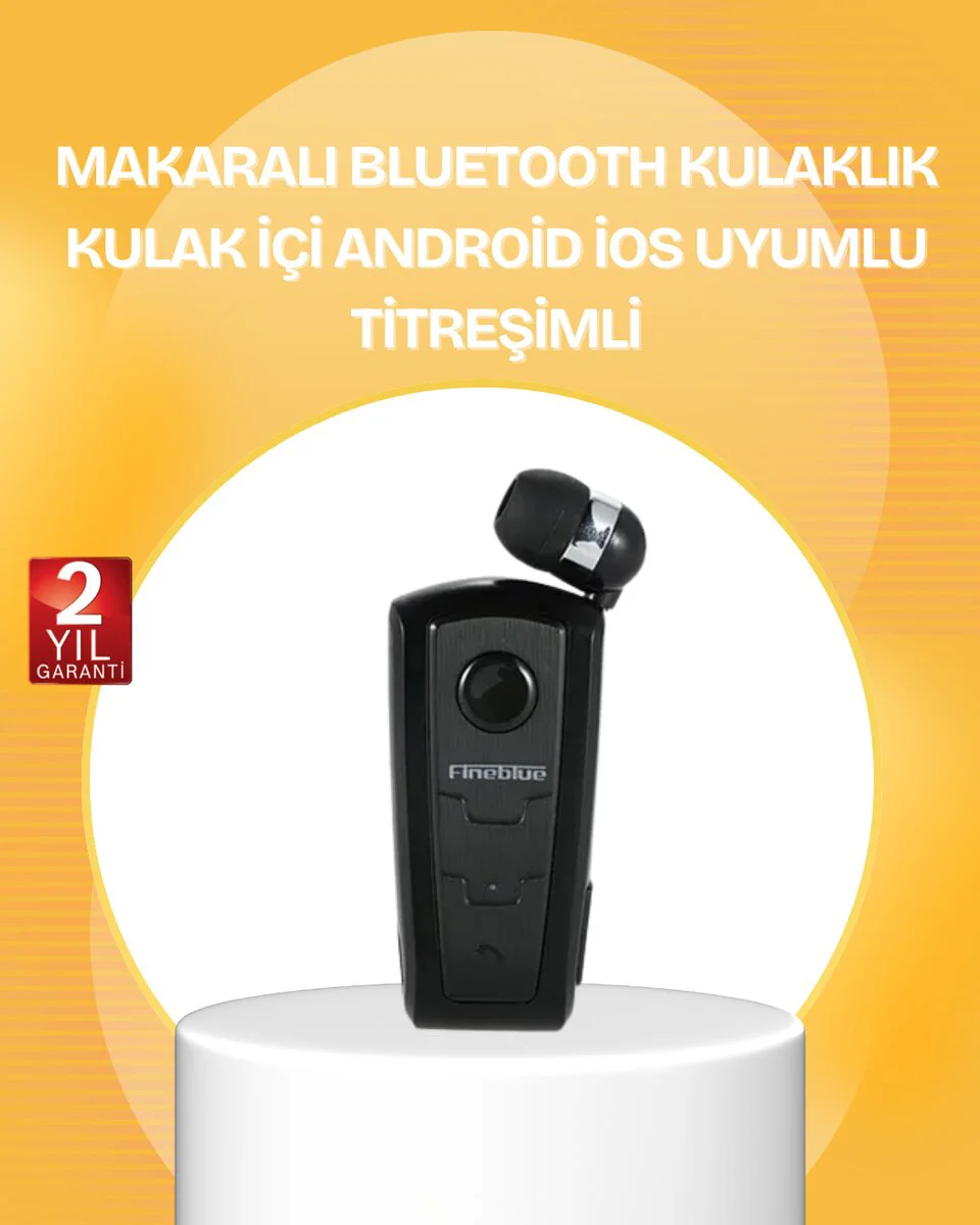 F910 Bluetooth Kulaklık - Gürültü Azaltma ve Titreşimli Uyarı