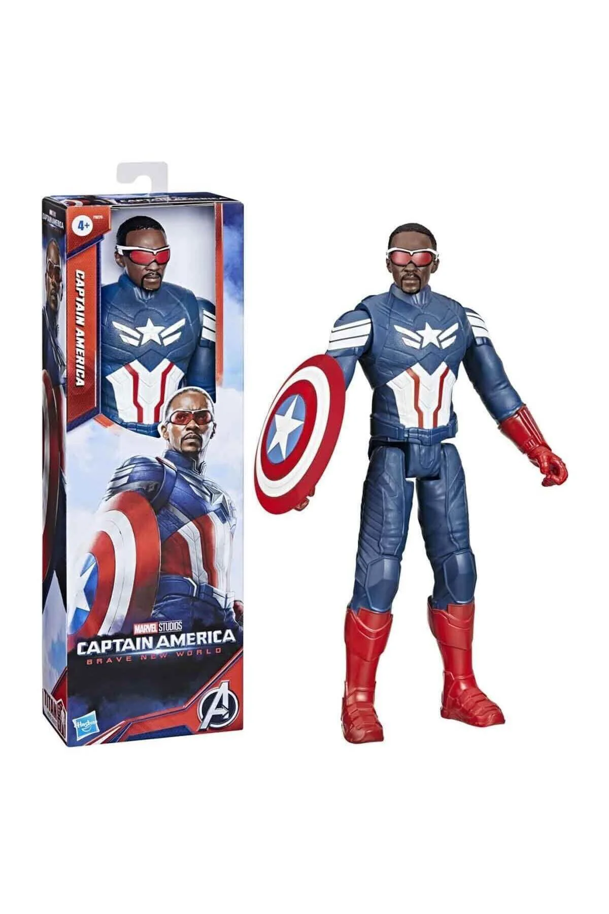 F9276 Marvel Titan Hero- Captain America Brave New World Aksiyon Figürü 30 Cm