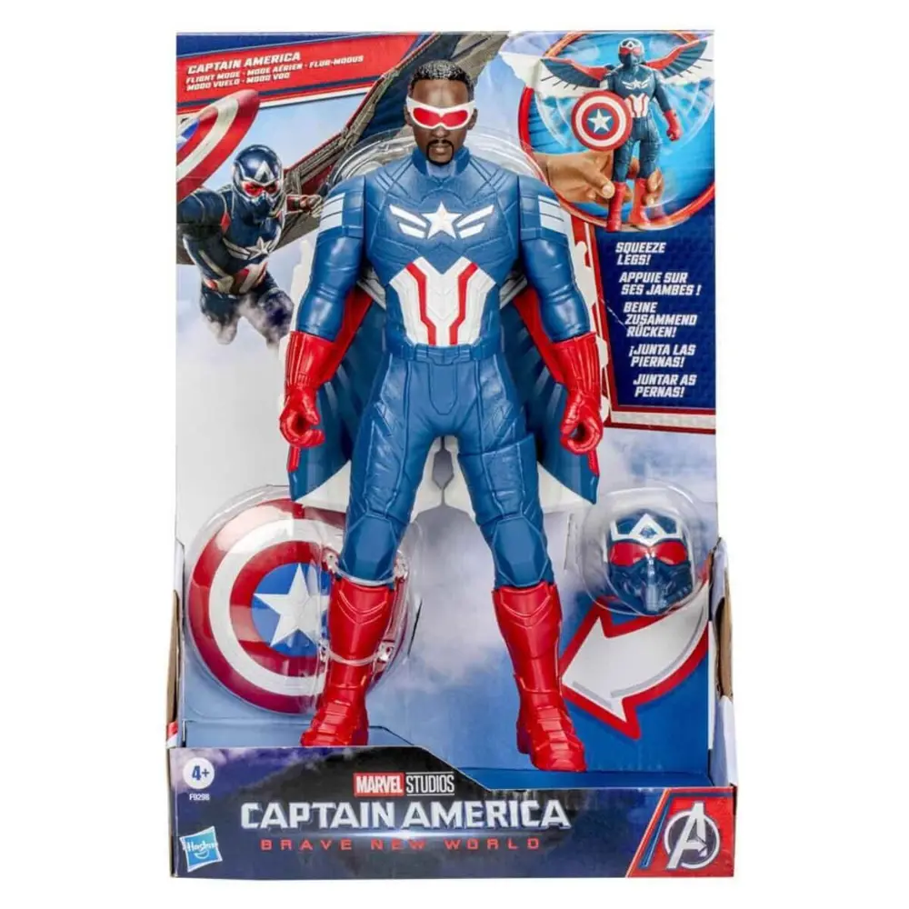 F9298 Captain America Brave New World Flight Mode Aksiyon Figürü 
