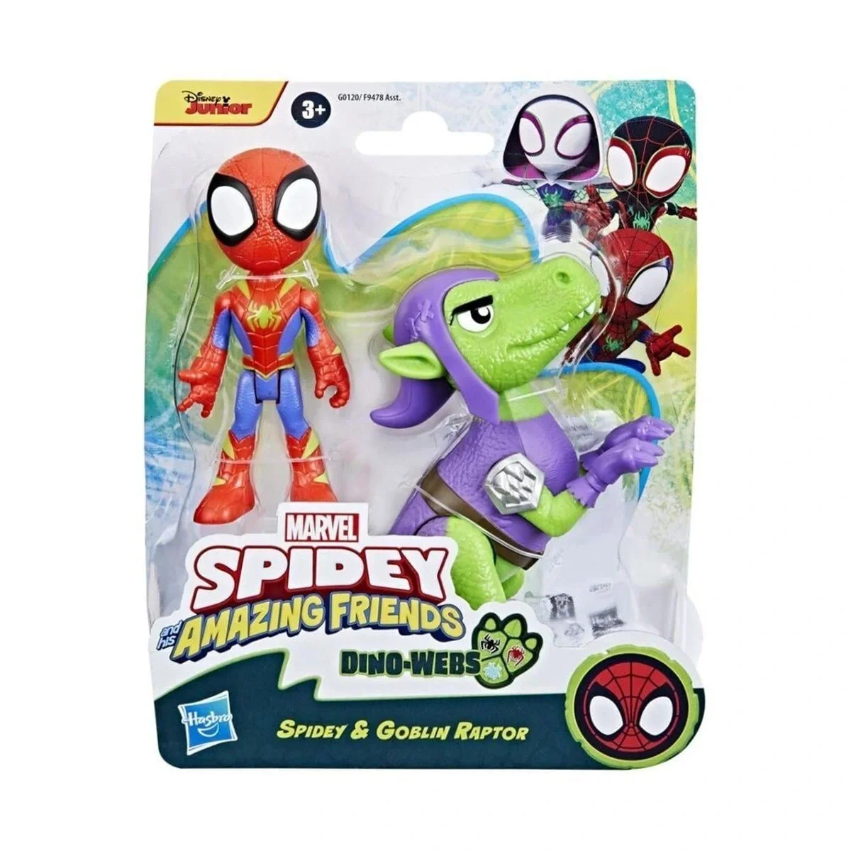 F9478  ve İnanılmaz Arkadaşları - Dino Webs Figür