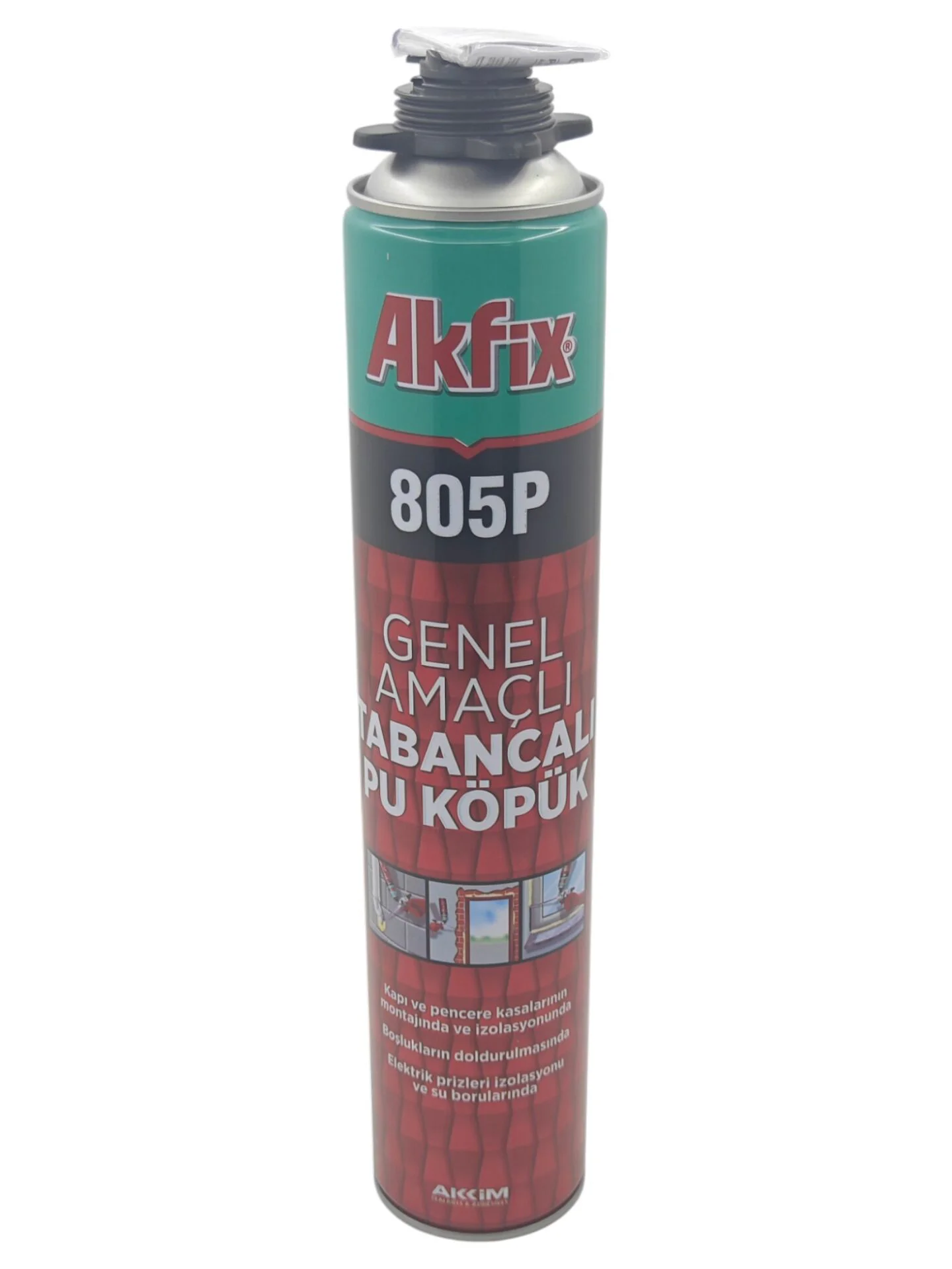 FA001   Akfix 805P Genel Amaçlı PU Tabancalı Köpük 750ml