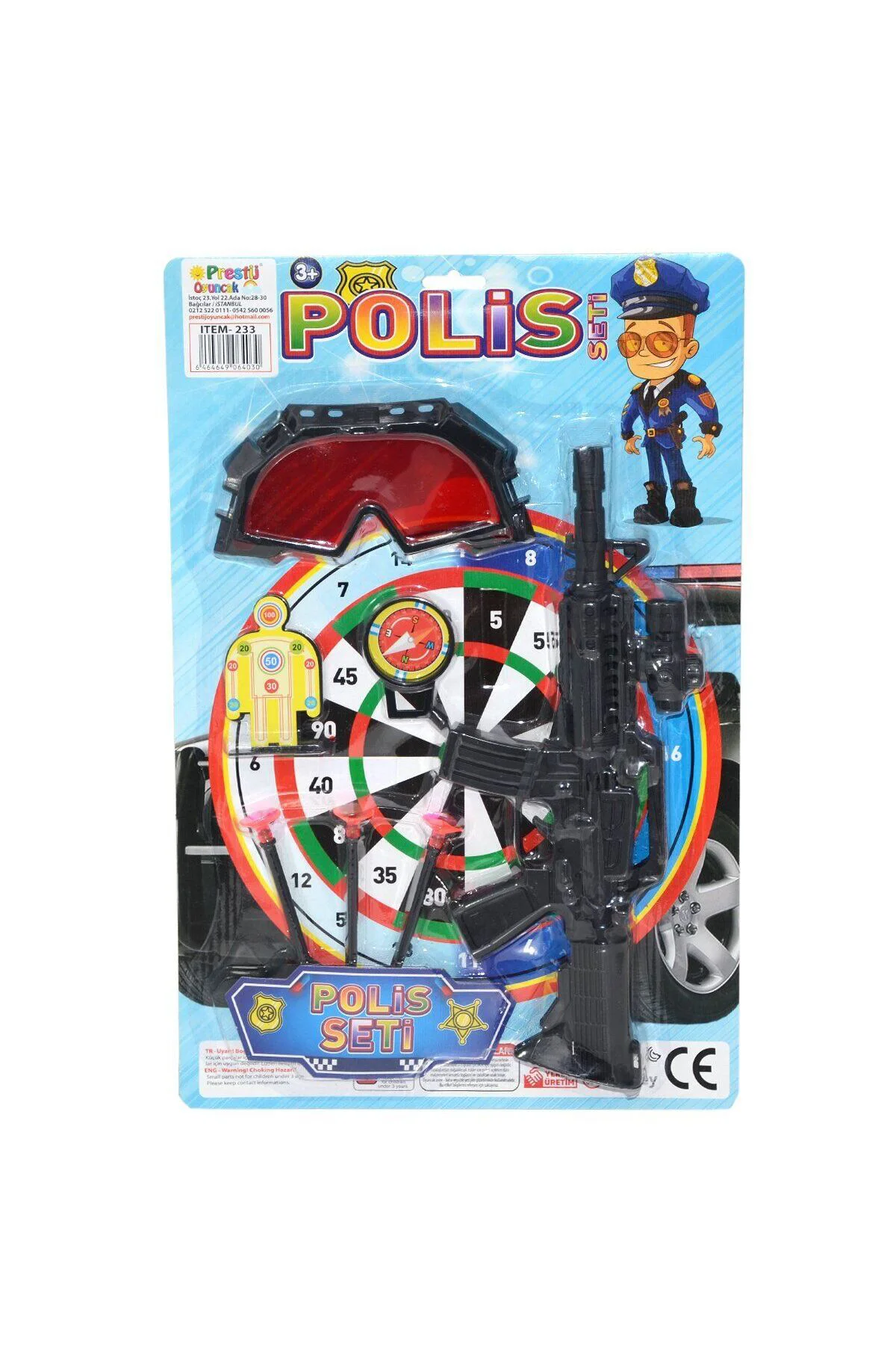 Fab 233 Hedefli Polis Oyun Seti-Prestij