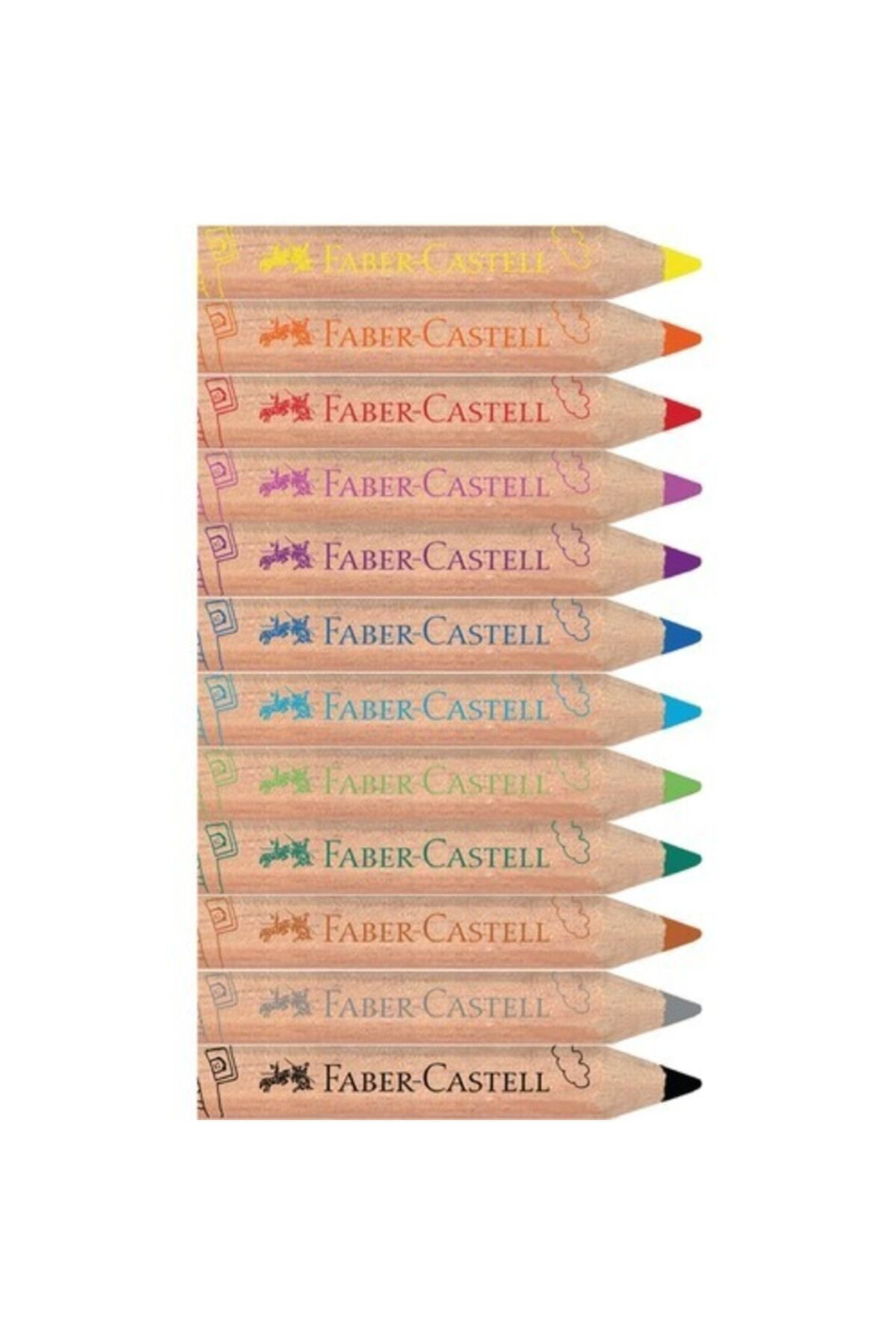 Faber Castel L 12'li Jumbo Üçgen Boya "ilk Boya Kalemim" Set / 51 Faber Castel L 12'li Jumbo Üçgen Boya "ilk Boya Kalemim" Set / 51