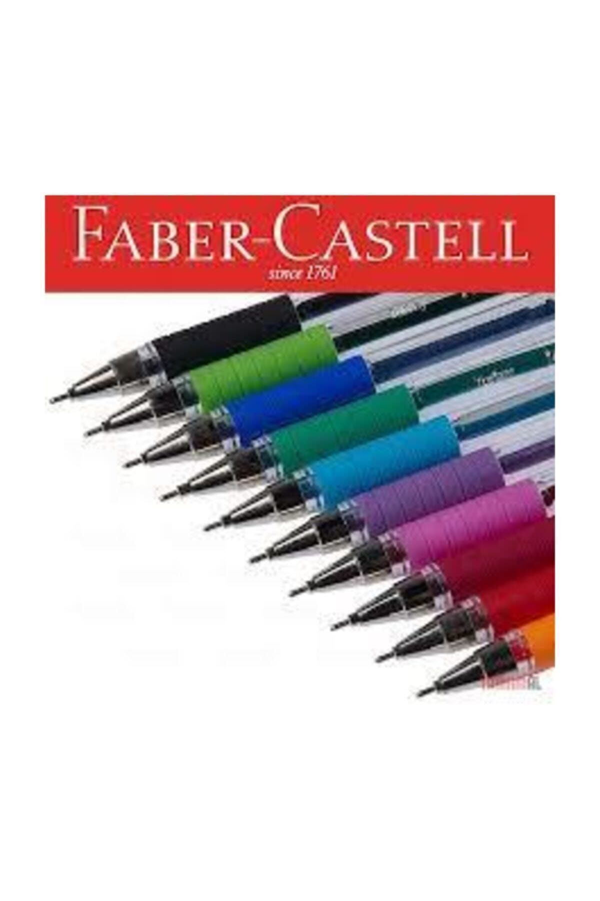 Faber Castell  1425 İğne Uçlu 10 Renk Tükenmez Kalem Seti