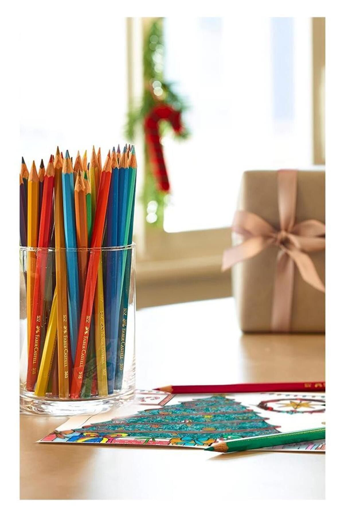 Faber Castell 36 lı Kuru Boya Kalemi Karton Kutu 1 Paket 36 Renk 