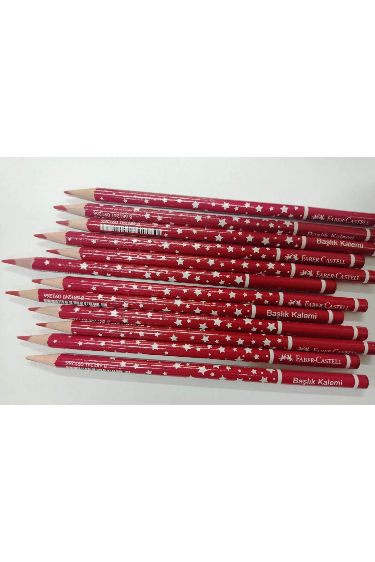 Faber Castell  Faber-Castel Kirmizi Başlik Kalemi 12'Li Yildiz Des