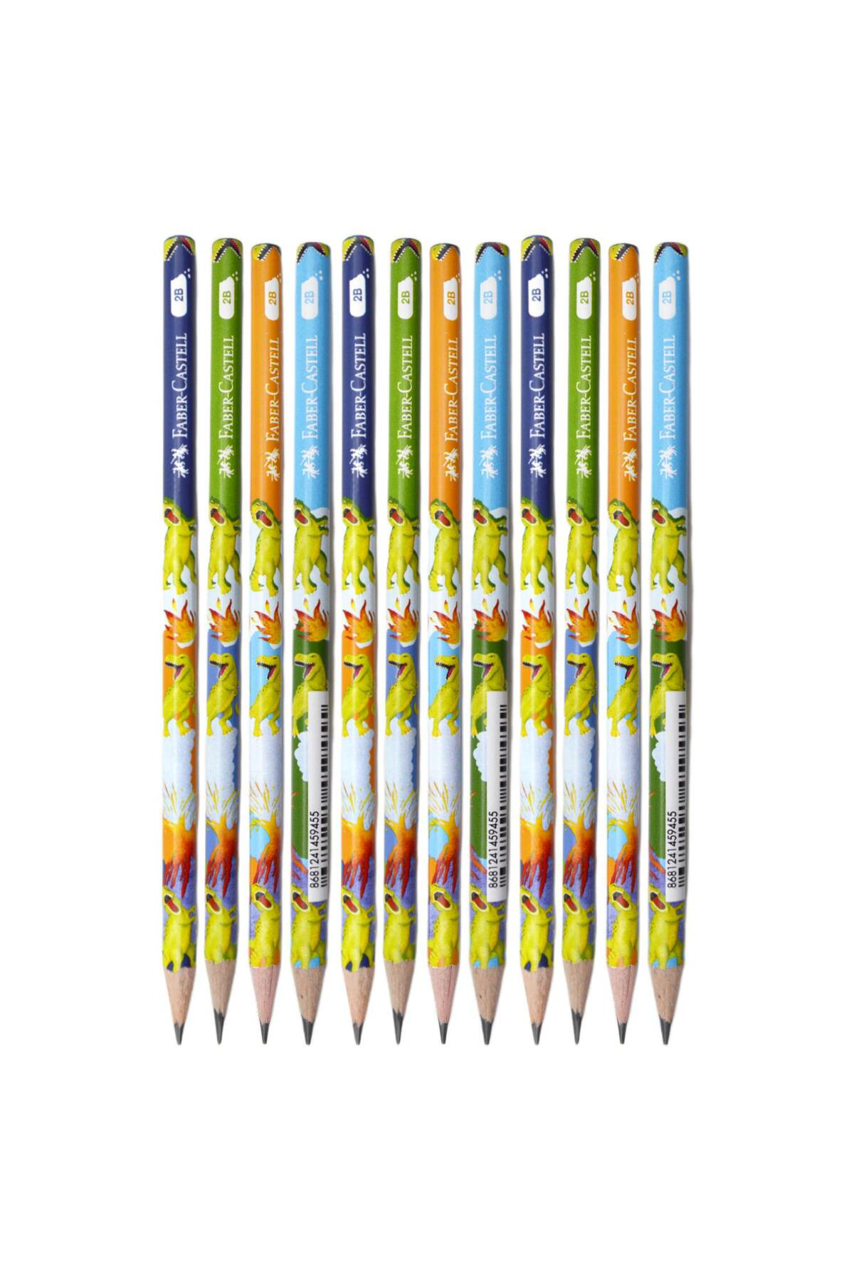 Faber Castell Faber-Castell Dino 2B Yuvarlak Kurşun Kalem 12 Adet