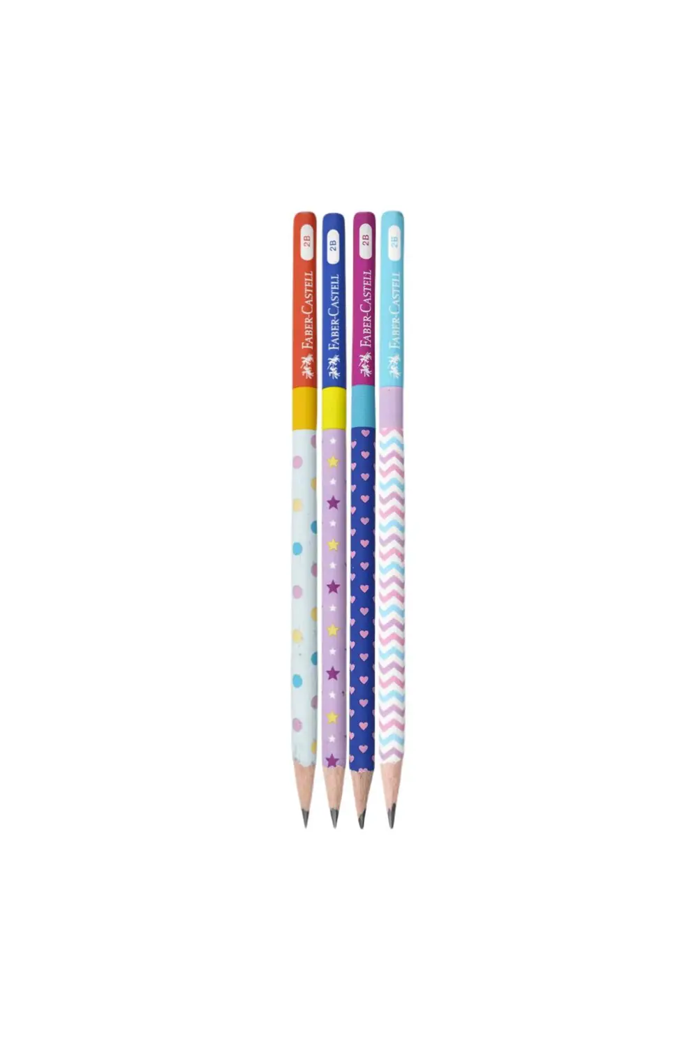 Faber-Castell Joy Desenli 2B Kurşun Kalem 4 Adet 16882