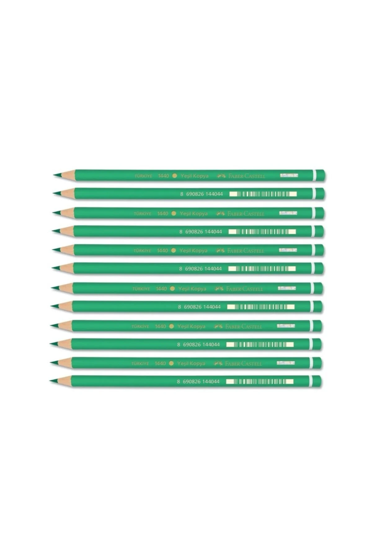 Faber-castell Kopya Boya Kalemi Yeşil 12'li (1 PAKET 12 ADET KALEM)