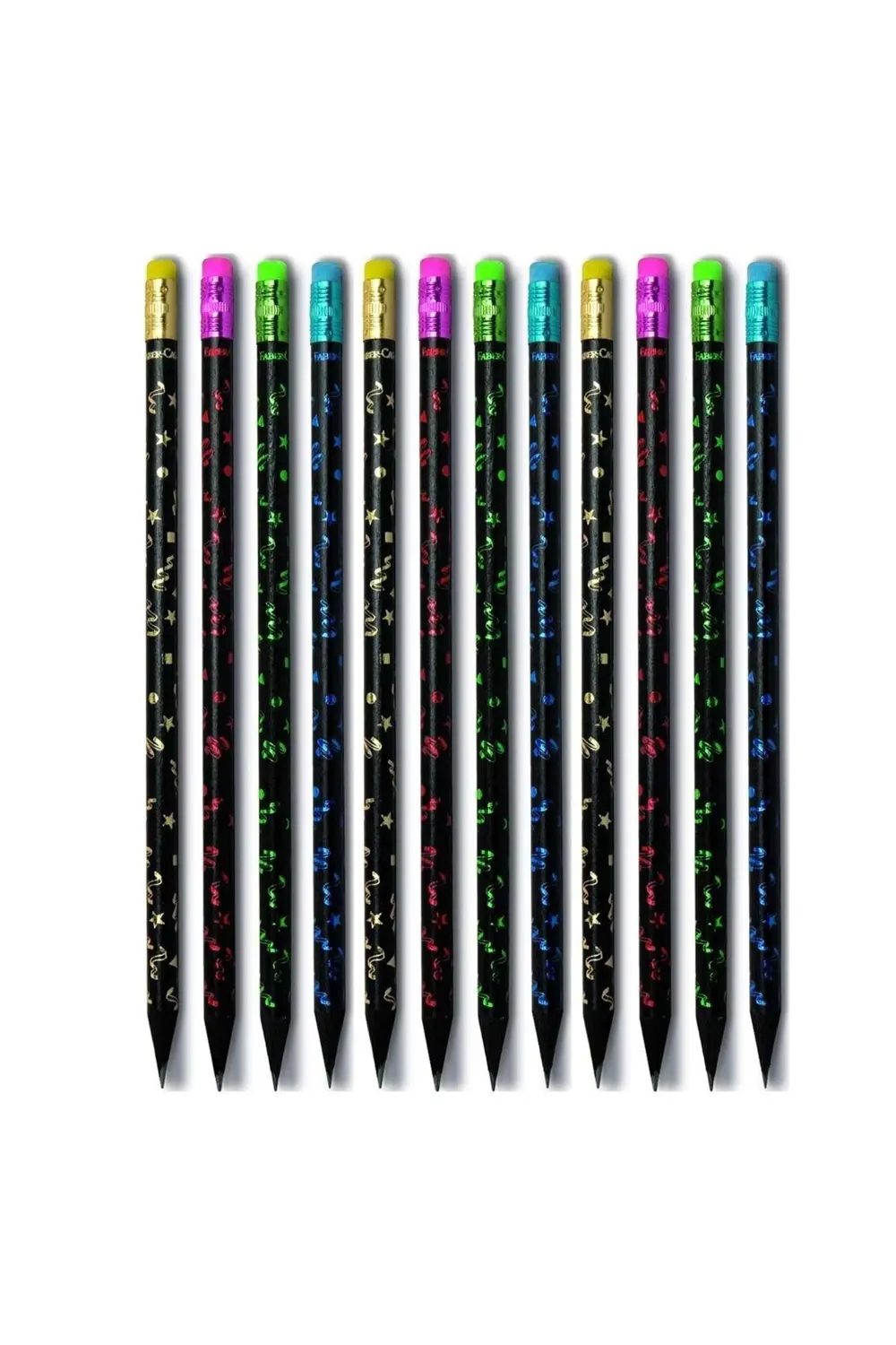 Faber-castell Party Silgili Kurşun Kalem 12 Adet