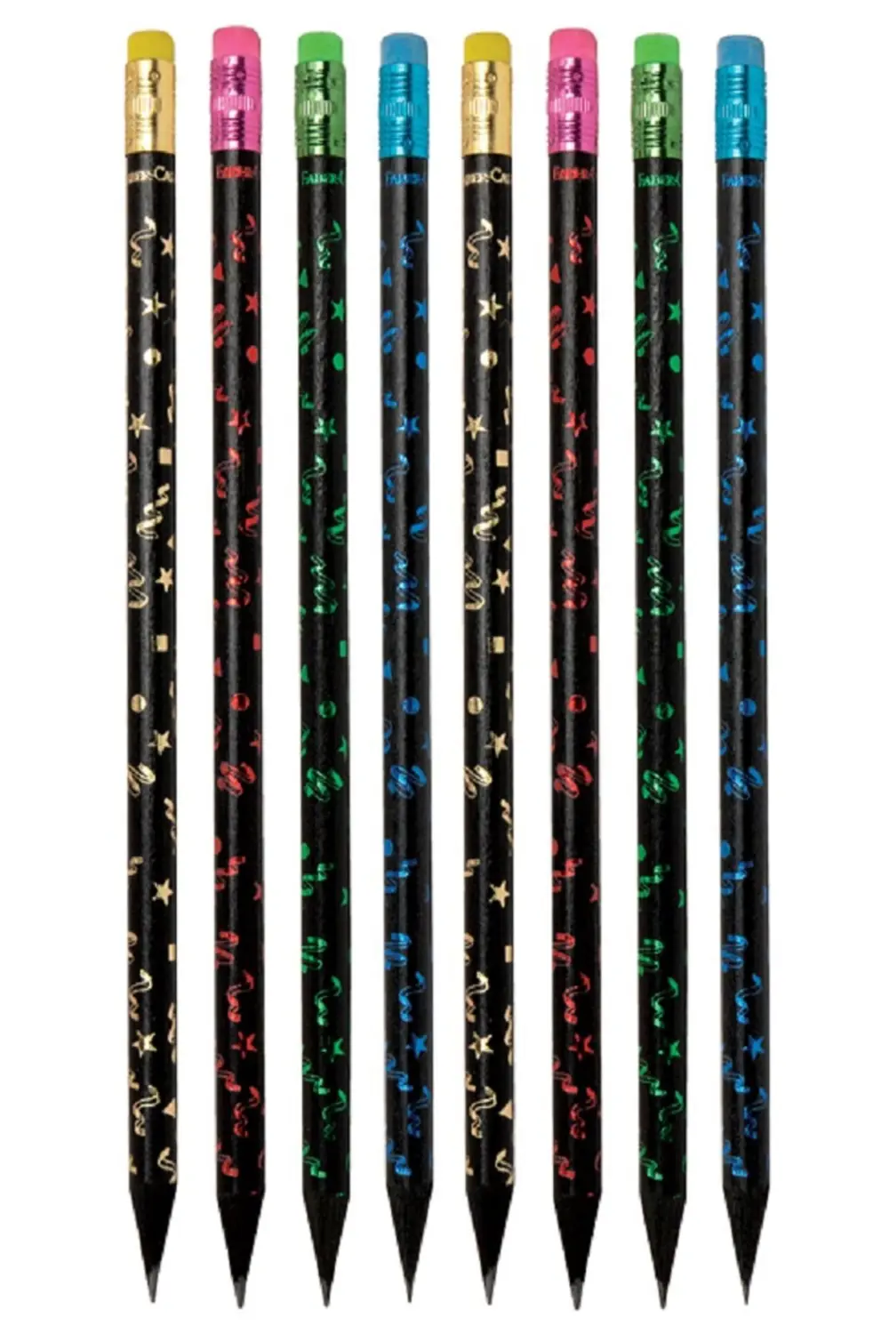 Faber-Castell Party Silgili Kurşun Kalem 8 Adet