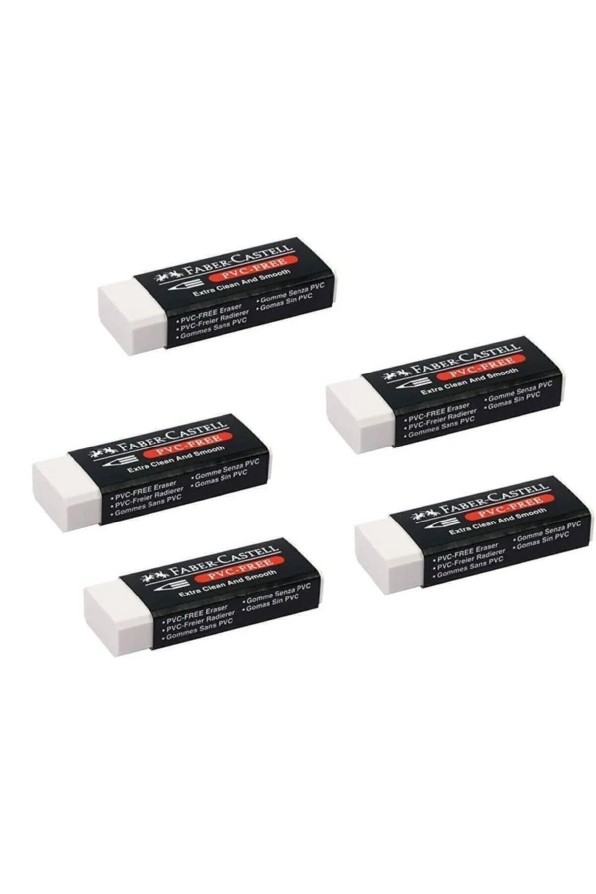 Faber-castell Pvc Free No:20 Beyaz Silgi 5 Li