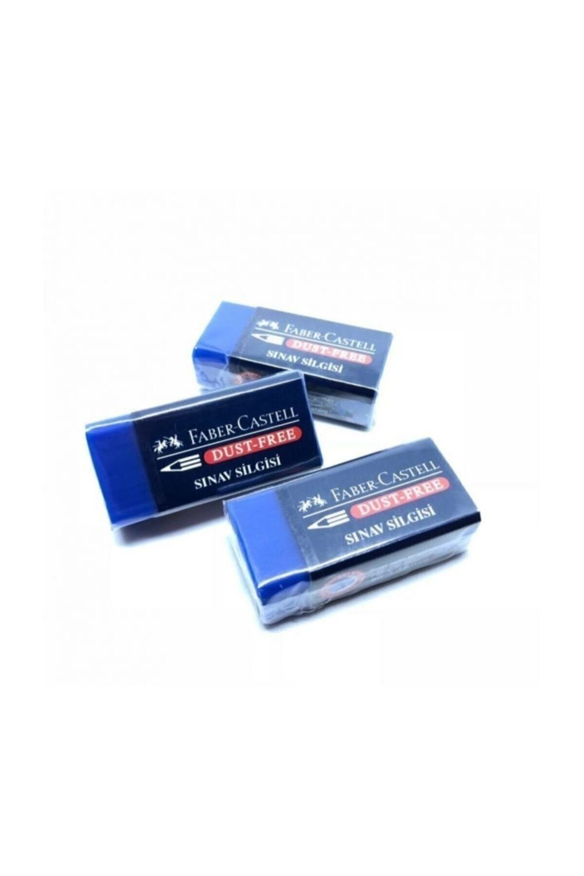 Faber-castell Sınav Silgisi Dust Free Mavi 4 Adet