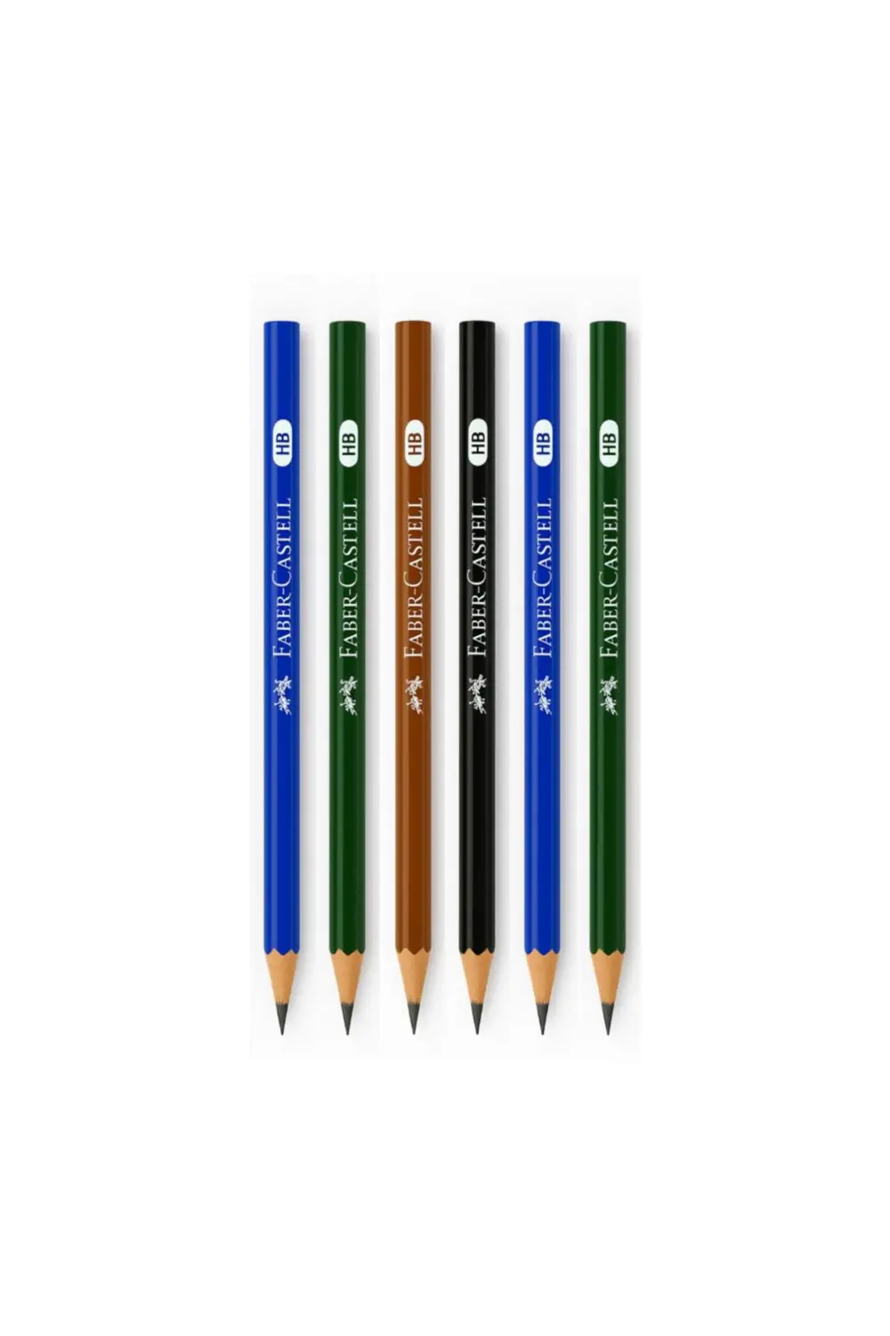 Faber-Castell Şövalye HB Yuvarlak Kurşun Kalem 6 Adet