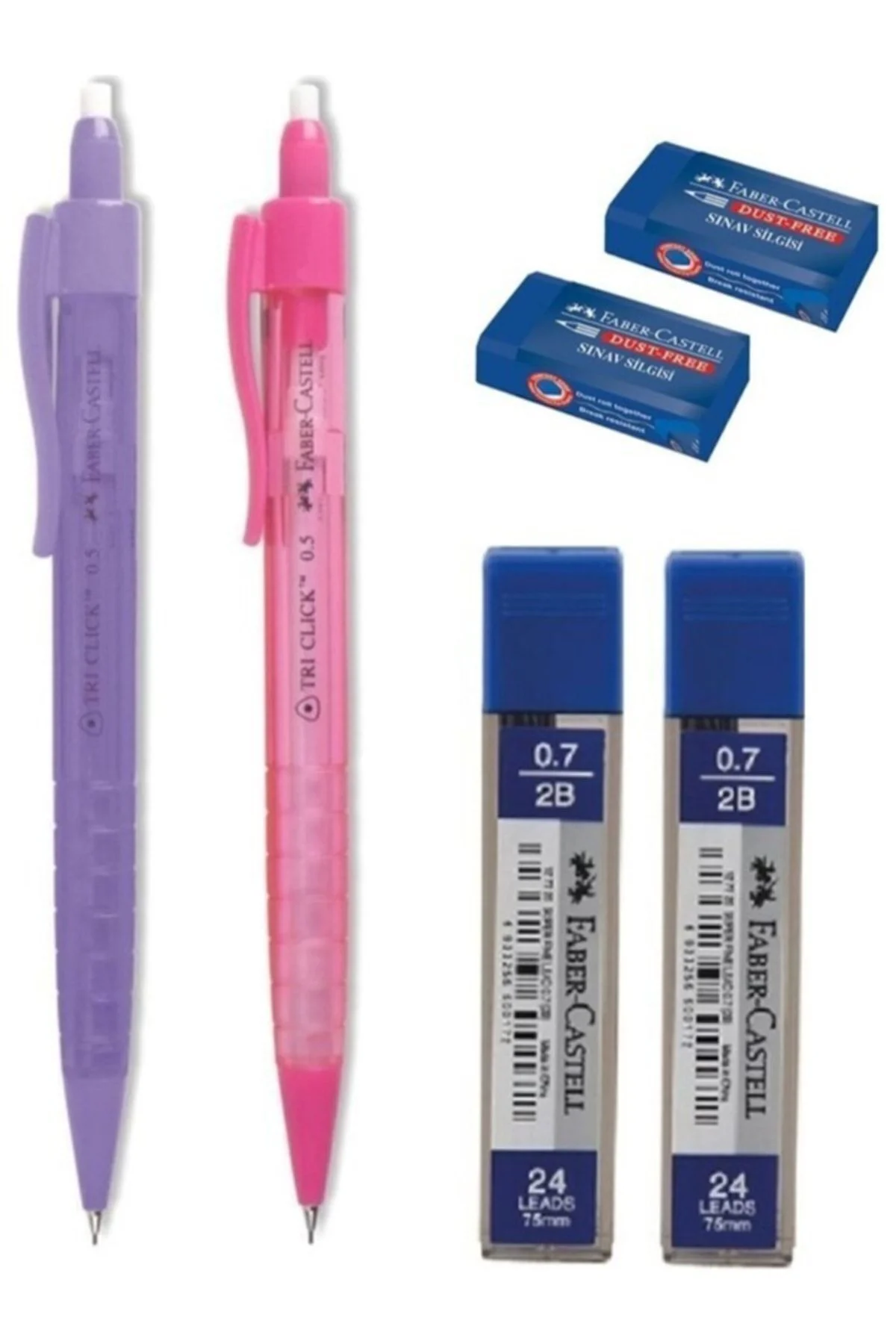Faber-castell Tri Click Versatil Kalem 0.7 Mm 2'li Uç 0.7 Mm Sına