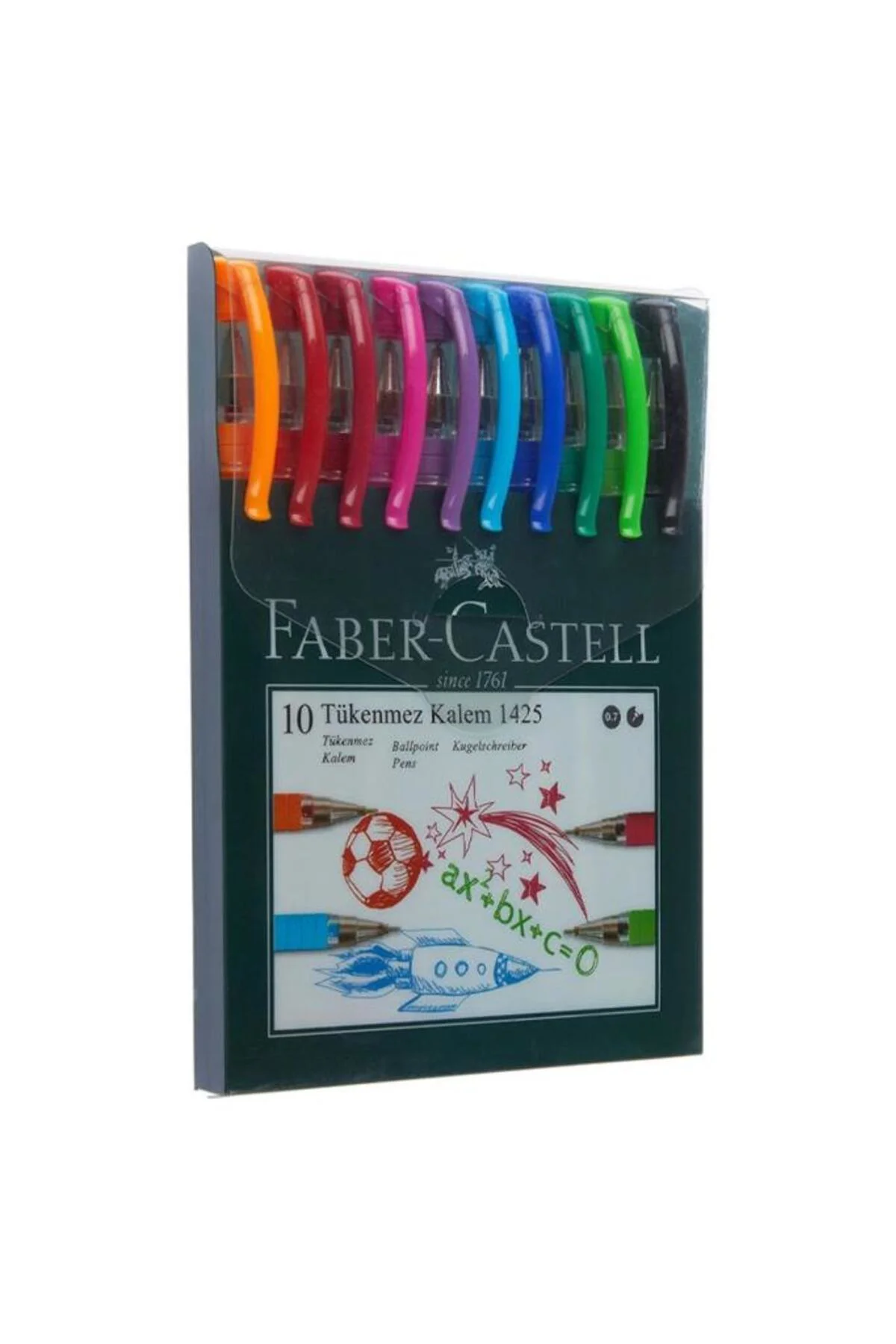 Faber-Castell Tükenmez Kalem Ailesi 1425 10'Lu Poşet