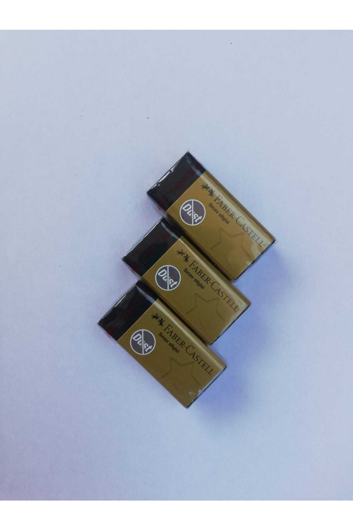 Faber Castell Yeni Gold Edition Sınav Silgisi Orta Boy 3 Adet