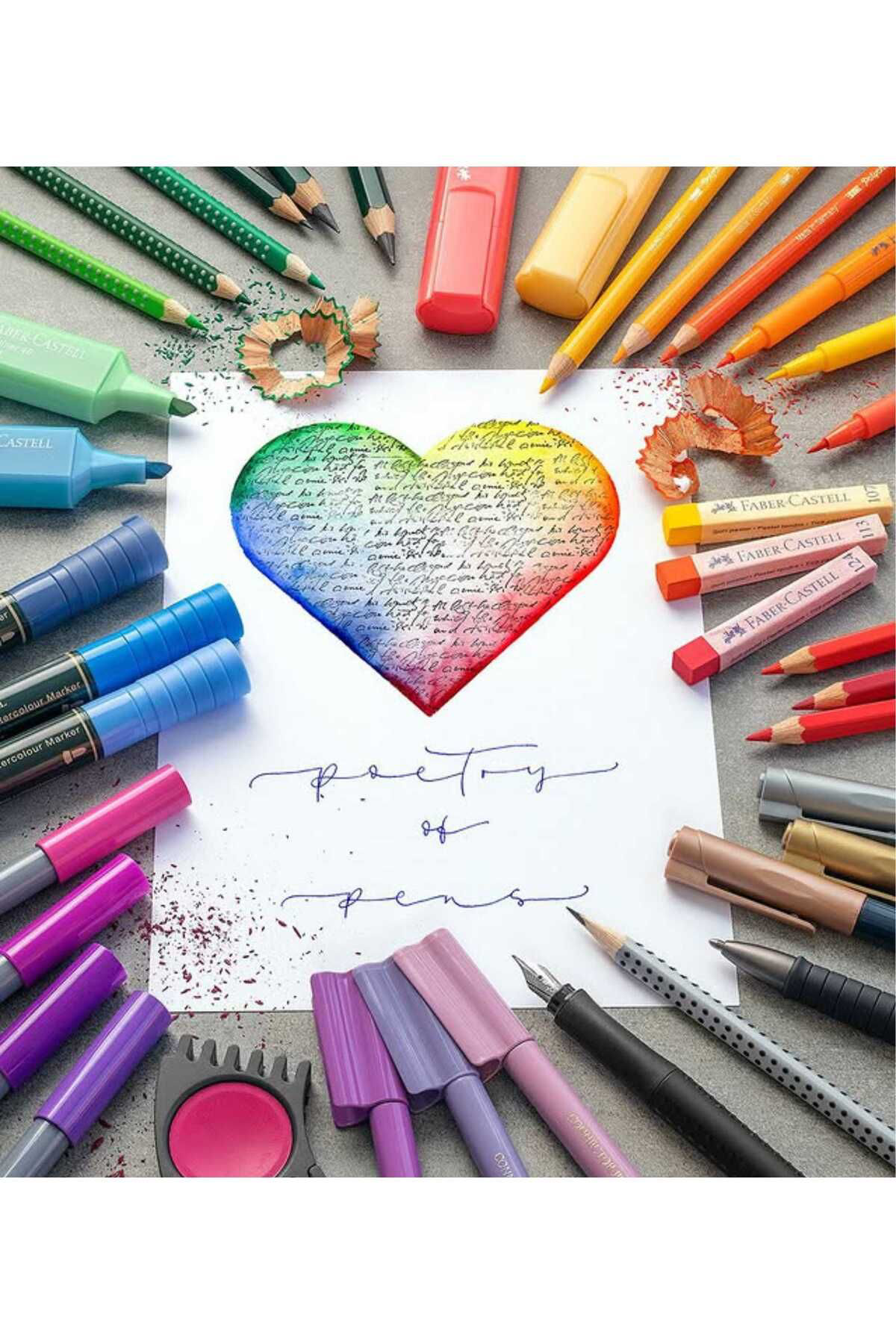 Faber Castell Faber Sınav Seti - Sınav Silgisi + 120'Li 0.7Mm Kalem Ucu Mavi