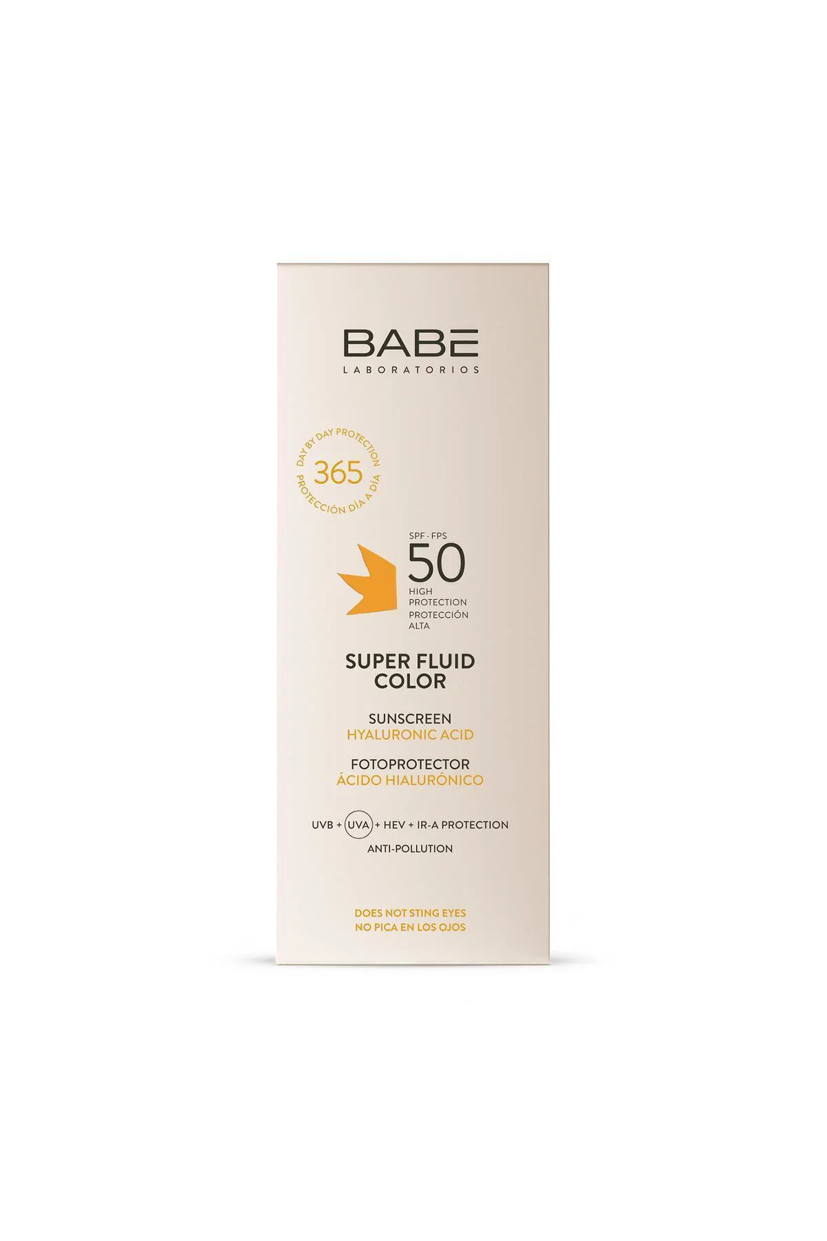 Facial Sunscreen Super Fluid Color SPF50 50ml - Hyaluronik Asit İ