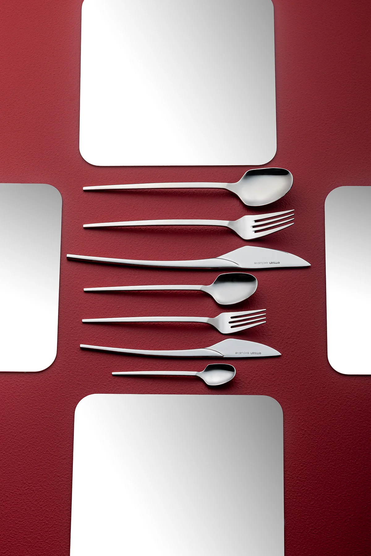 Fair 84 Parça 12 Kişilik Kutulu Çatal Kaşık Bıçak Takımı