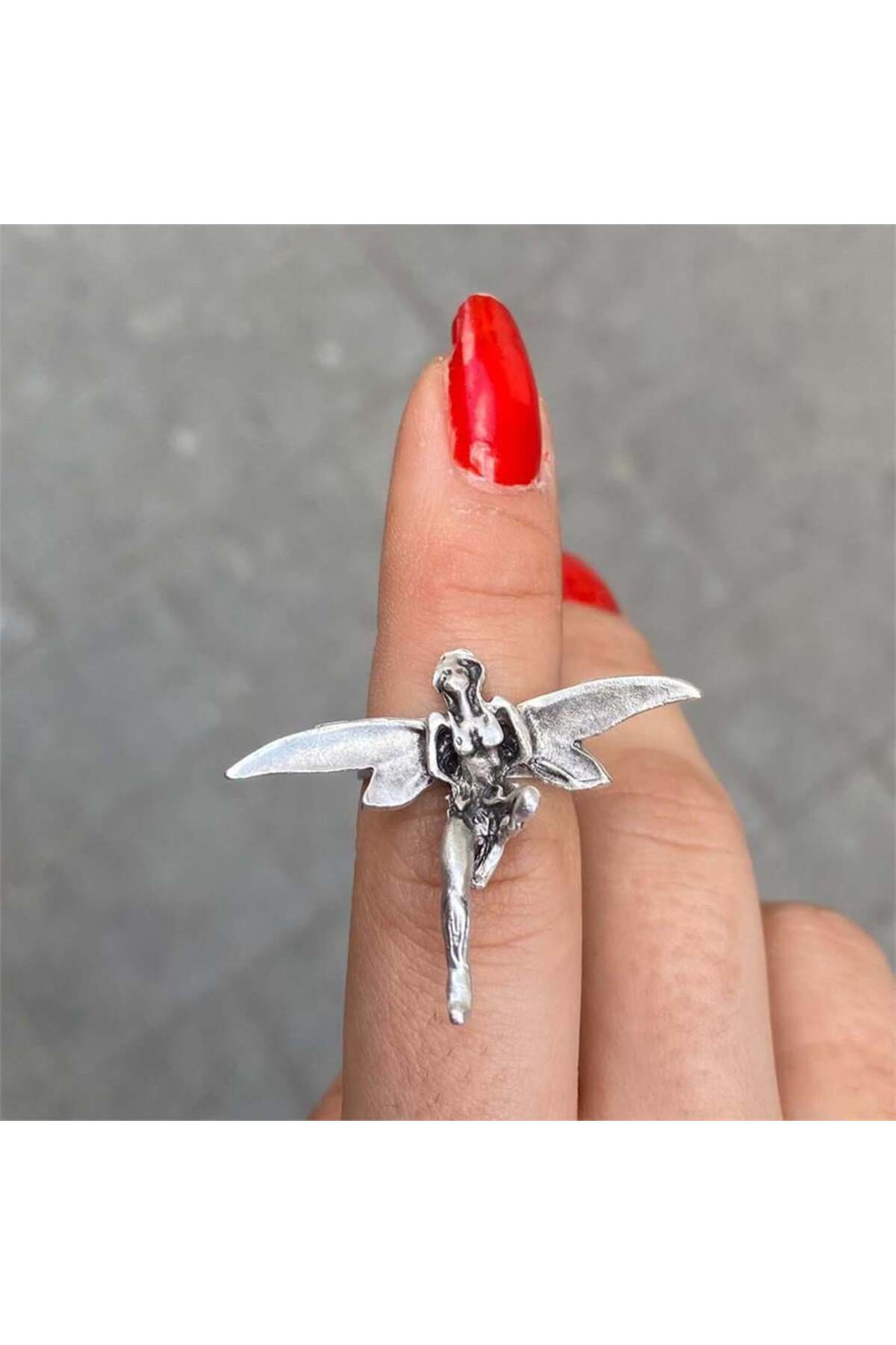 Fairy Girl Dragonfly Wings Yüzük