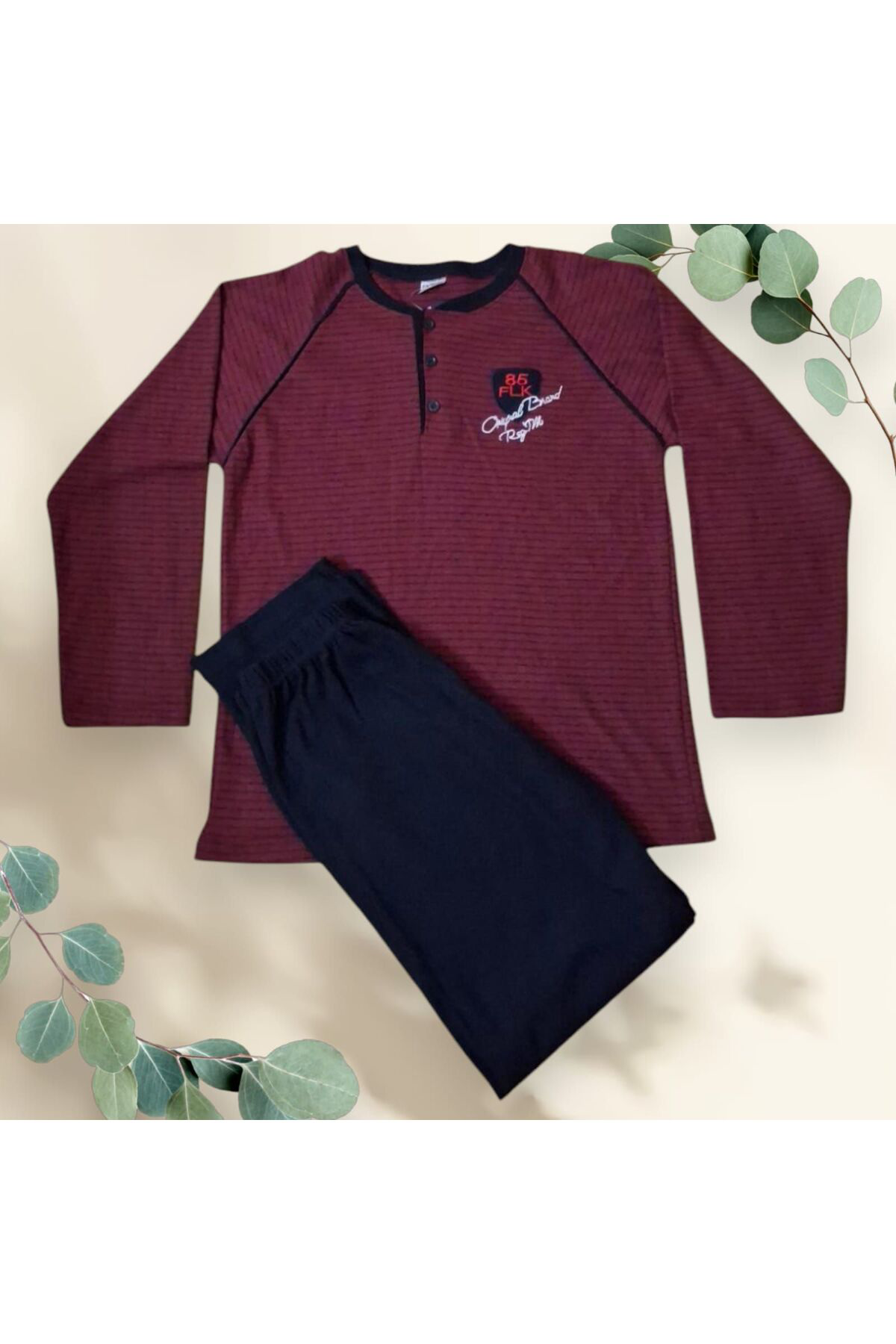 Falcom Uzun Kol Erkek Pijama Takımı