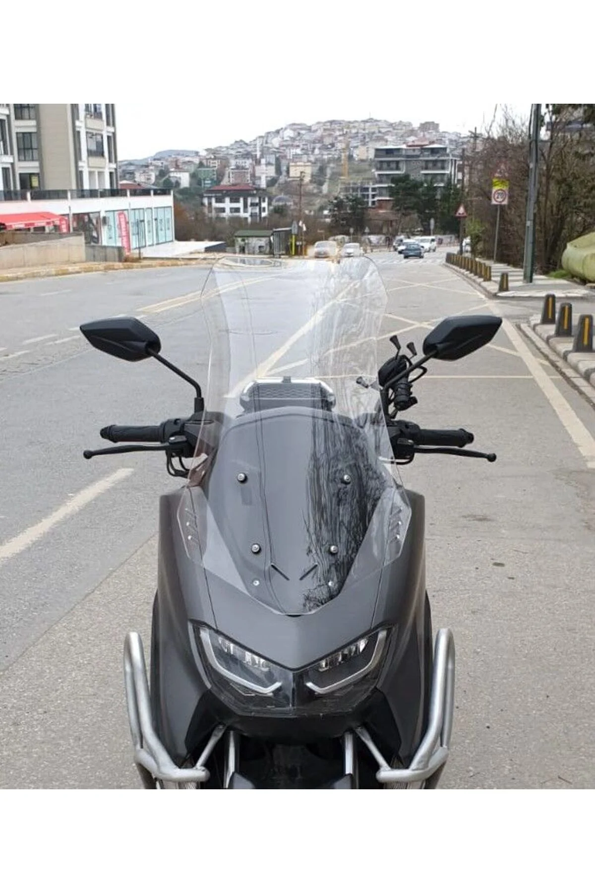 Falcon Cmax 155 Ön Cam 2023-2026 Model 65cm Şeffaf Renkli 4mm ORT
