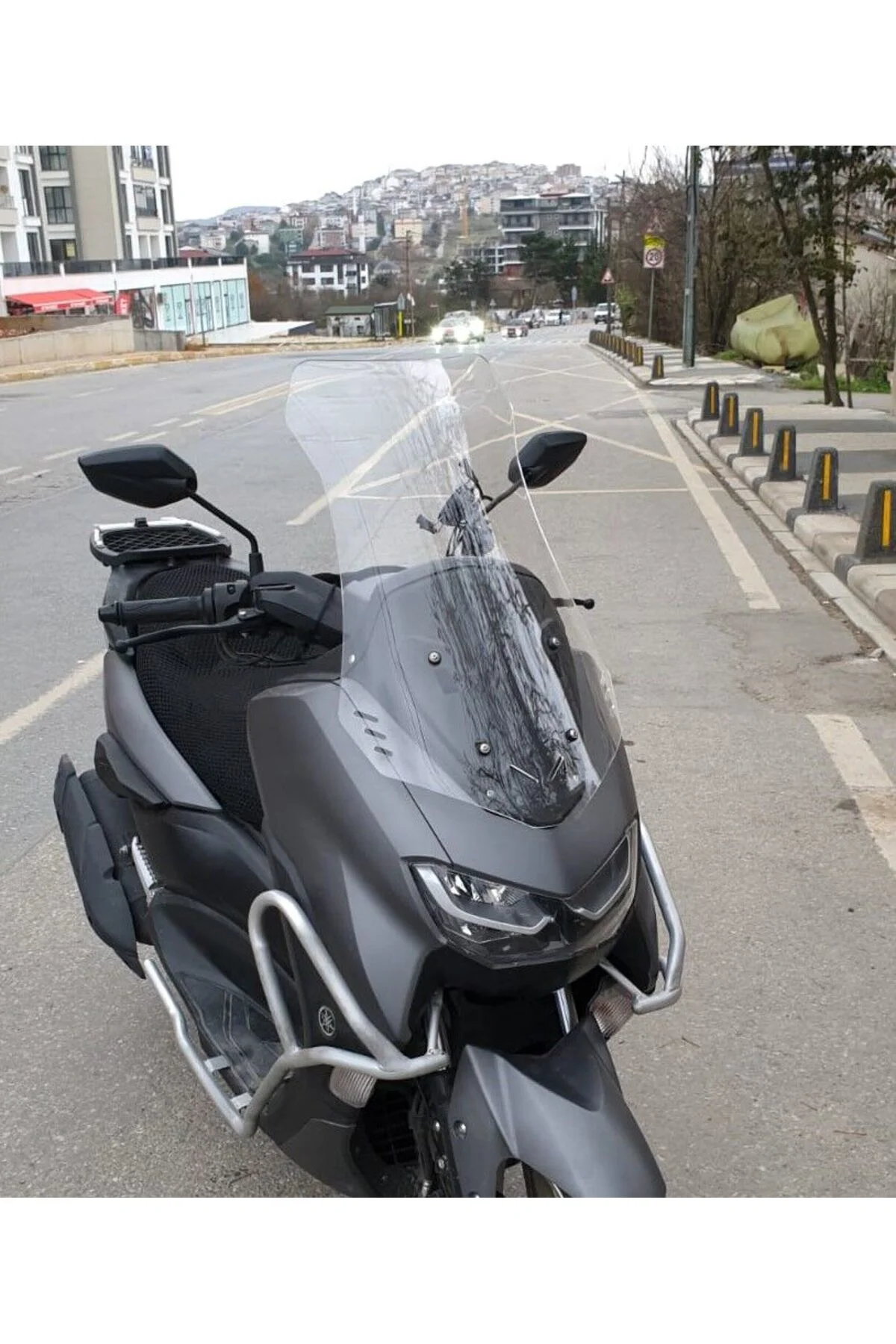 Falcon Cmax 155 Ön Cam 2023-2026 Model 75cm Şeffaf Renkli 4mm UZU