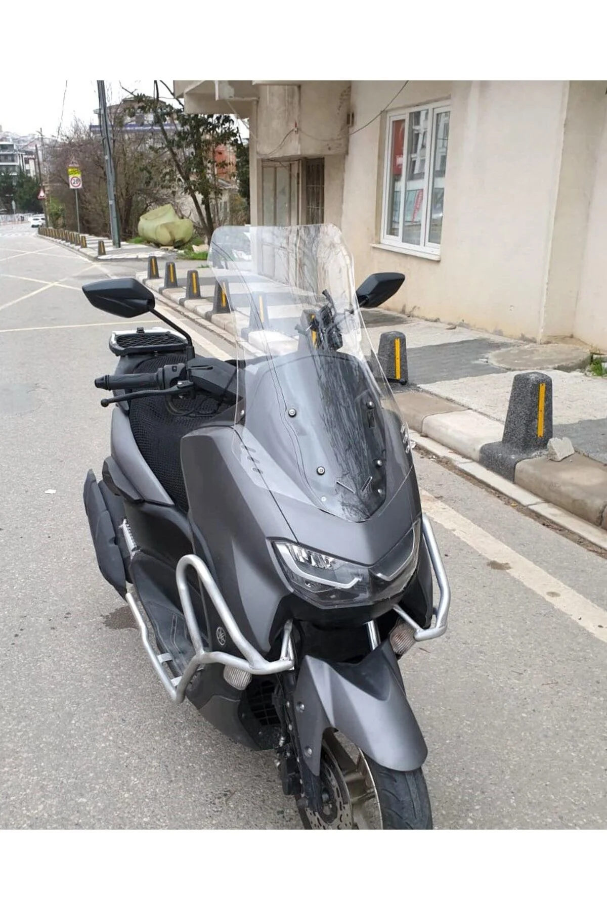 Falcon Cmax 155 Ön Cam 2023-2026 Model 75cm Şeffaf Renkli 4mm UZU