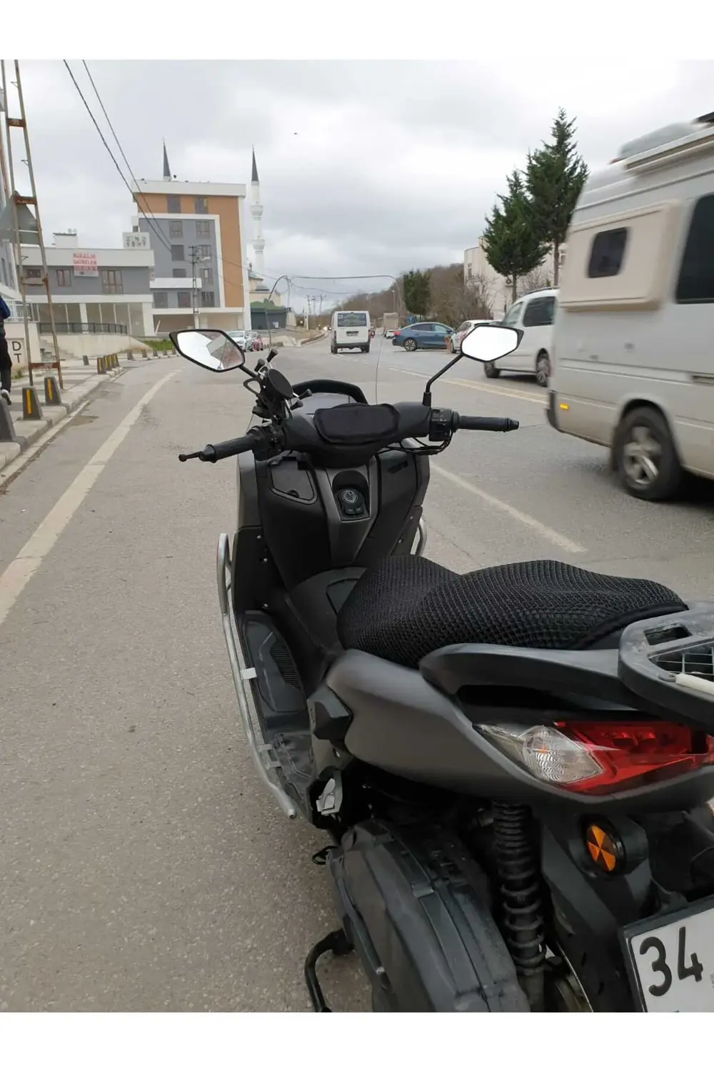 Falcon Cmax 155 Uyumlu Ön Cam 2023 2024 Model 65cm Şeffaf Renkli