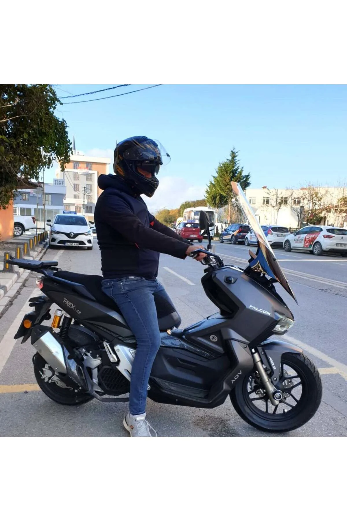 Falcon Trex 188 Ön Cam 2022-2026 Model 78cm Şeffaf Renkli 4mm UZU