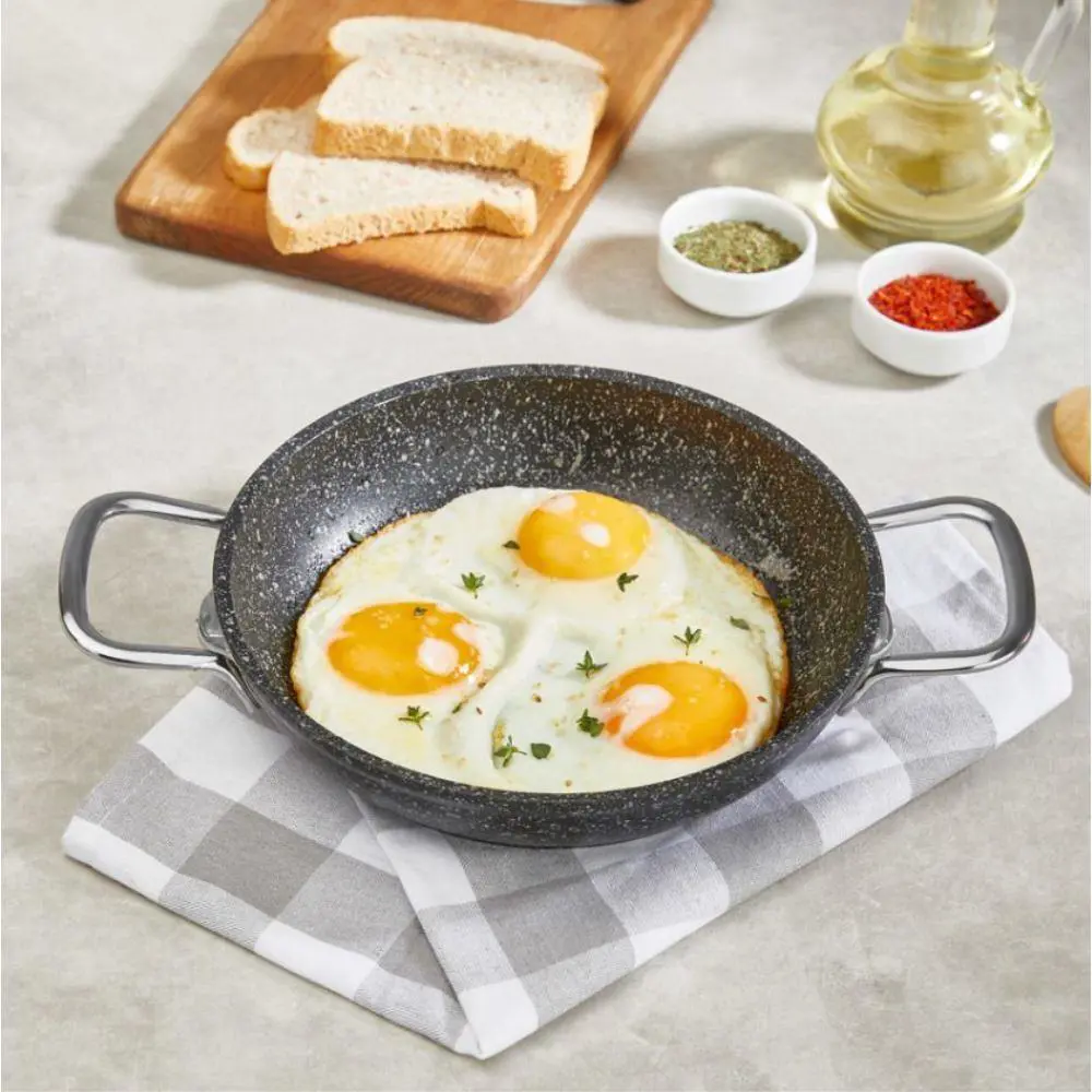 Falez Black Line Granit Sahan 20 Cm Siyah BLN 3002