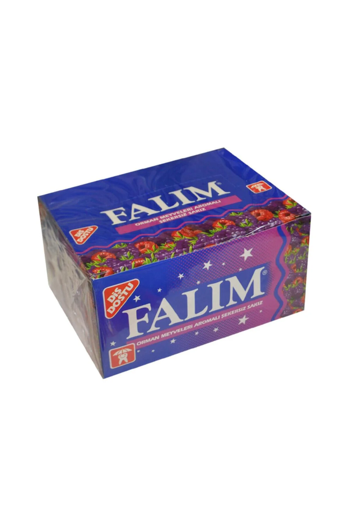 Falım Orman Meyveleri Aromalı Şekersiz Sakız 100 Adet
