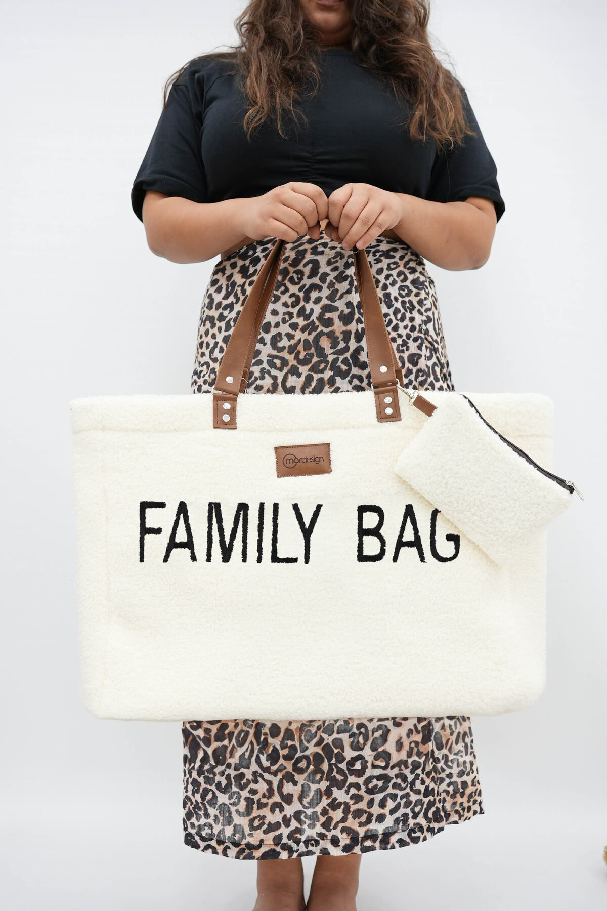 Mordesign Family Bag, Anne Bebek Bakım Çantası, Cüzdan Hediyeli, Xl Büyük B