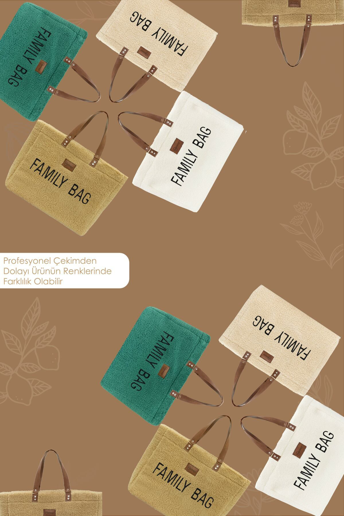 Mordesign Family Bag, Anne Bebek Bakım Çantası, Cüzdan Hediyeli, Xl Büyük B