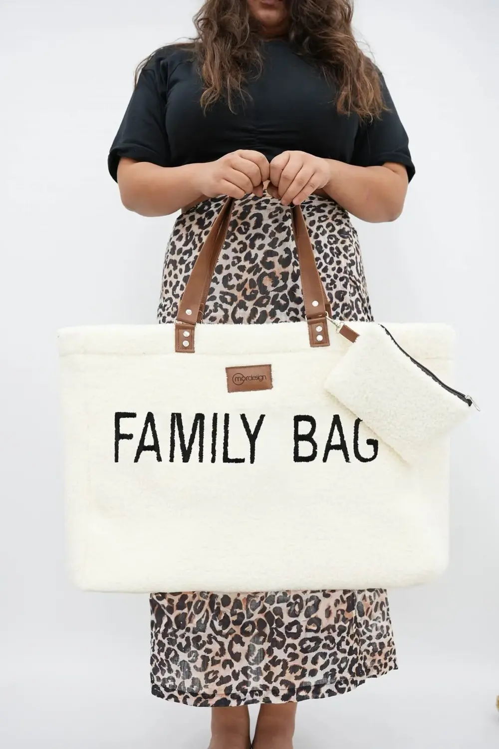 Family Bag, Anne Bebek Bakım Çantası, Cüzdan Hediyeli, XL Büyük B
