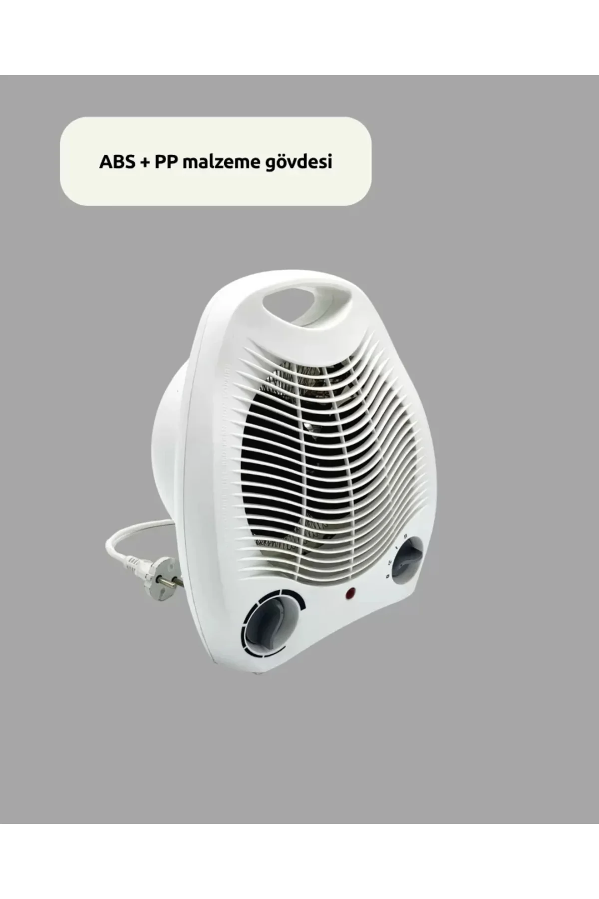 Fanlı Elektrikli Isıtıcı – 3 Kademeli Isı Ayarı ve Güvenli Kullan