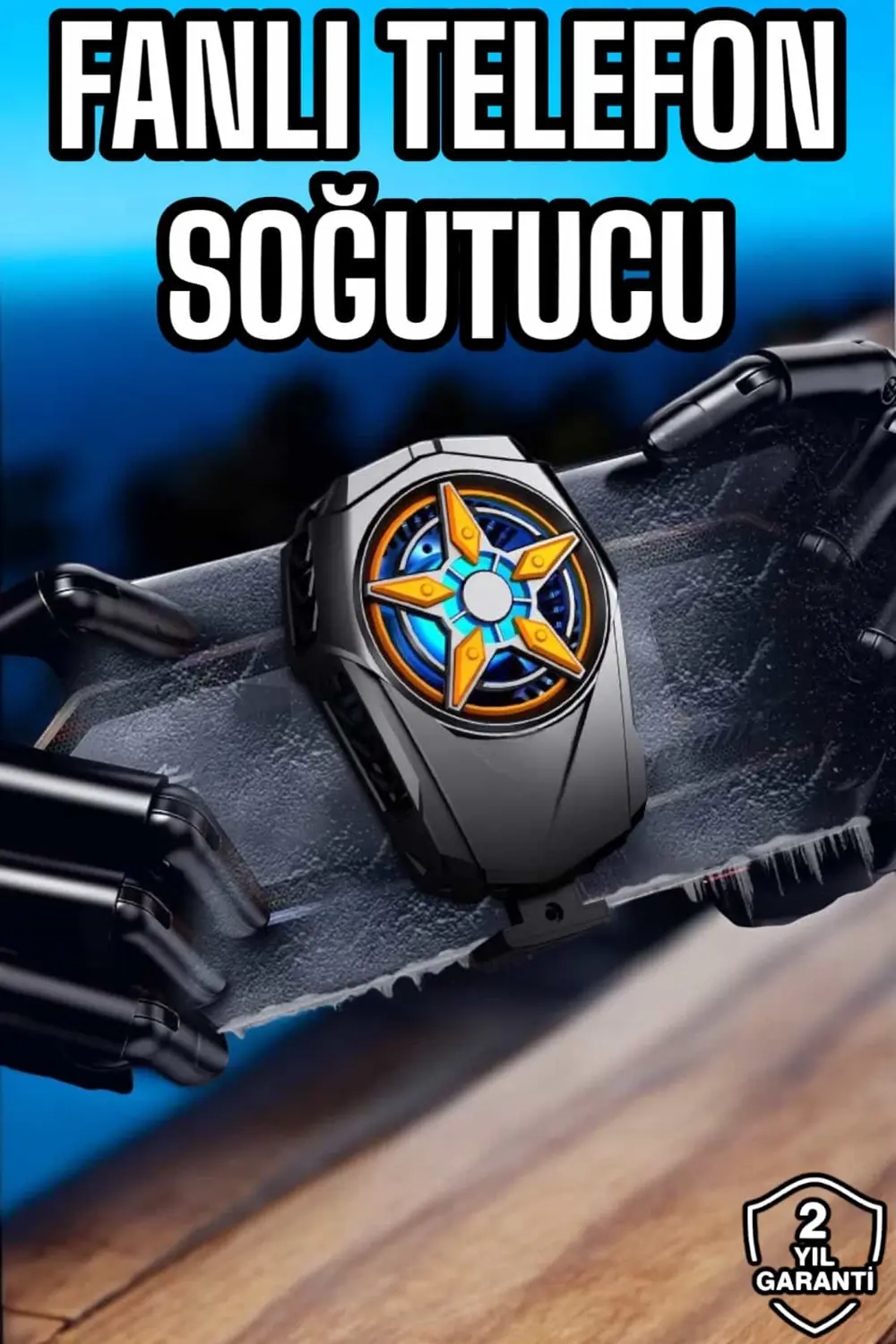 Fanlı Radyatör Soğutucu Telefon Soğutucu Tüm Telefonlara Uyumlu