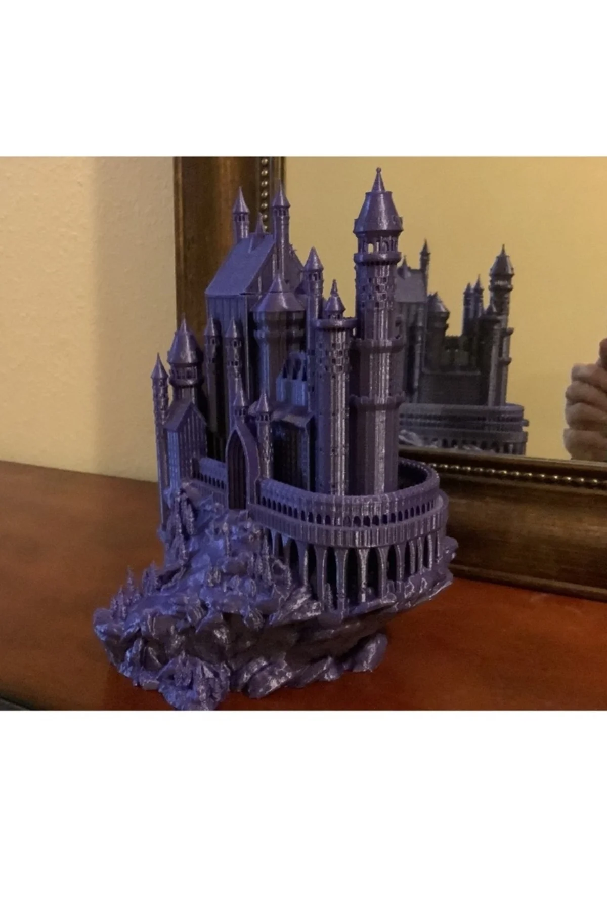 Fantastik Ortaçağ Kalesi Biblo Büyük Boy 25 Cm