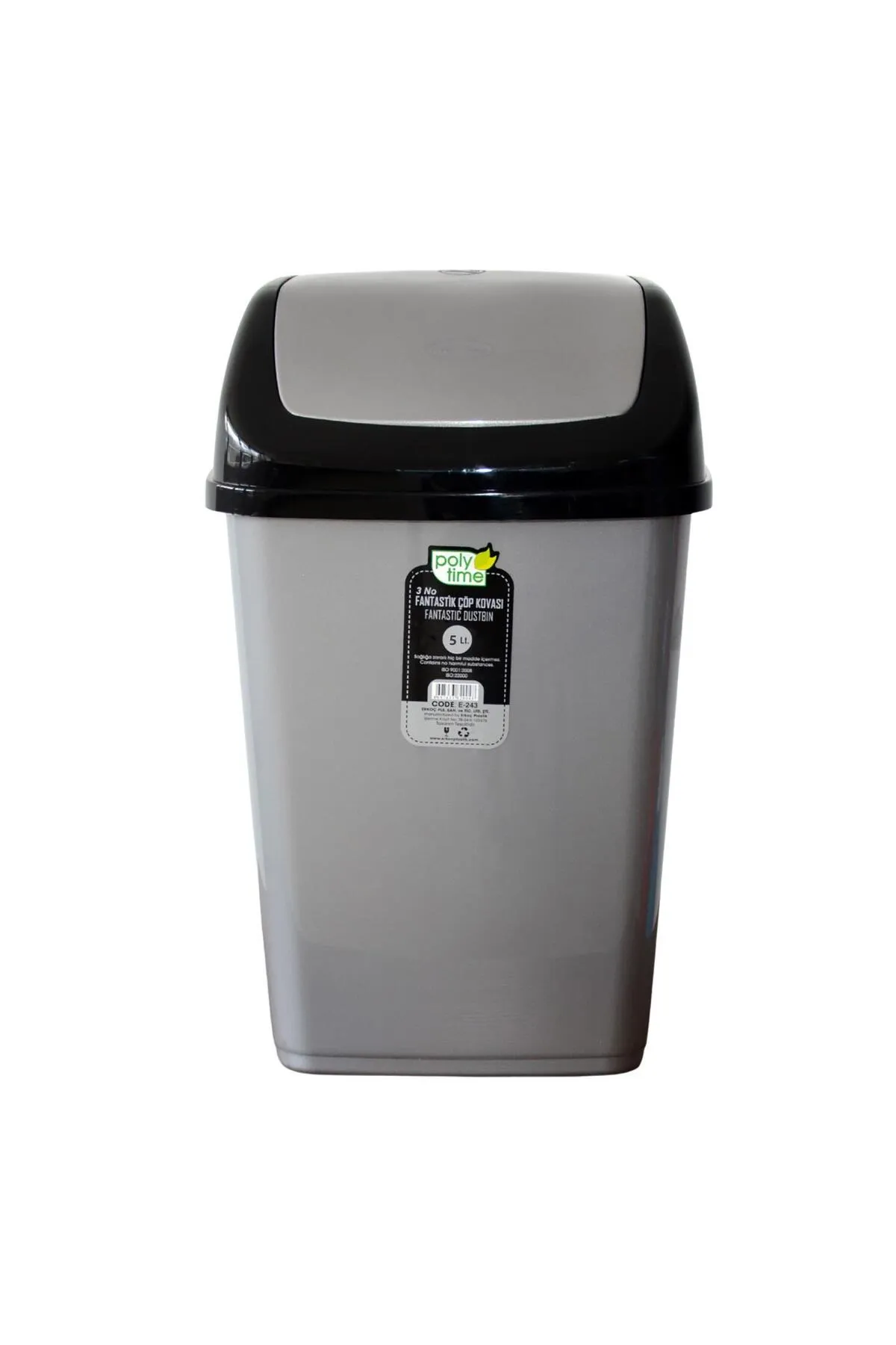 Just Cheap Store Fantastik Sallanir Kapak Plastik Banyo Mutfak Çöp Kovasi Kutusu /