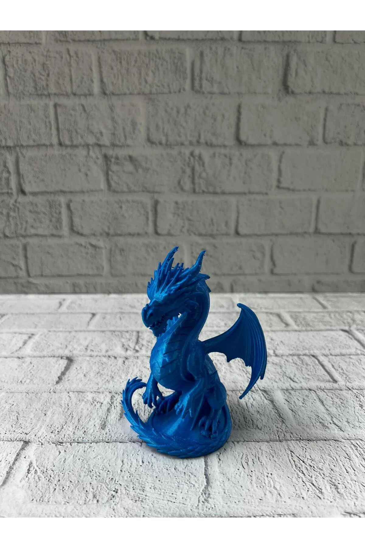 Fantastik Tasarım Ejderha Biblo 12 cm Hediyelik Ev Ofis Aksesuarı