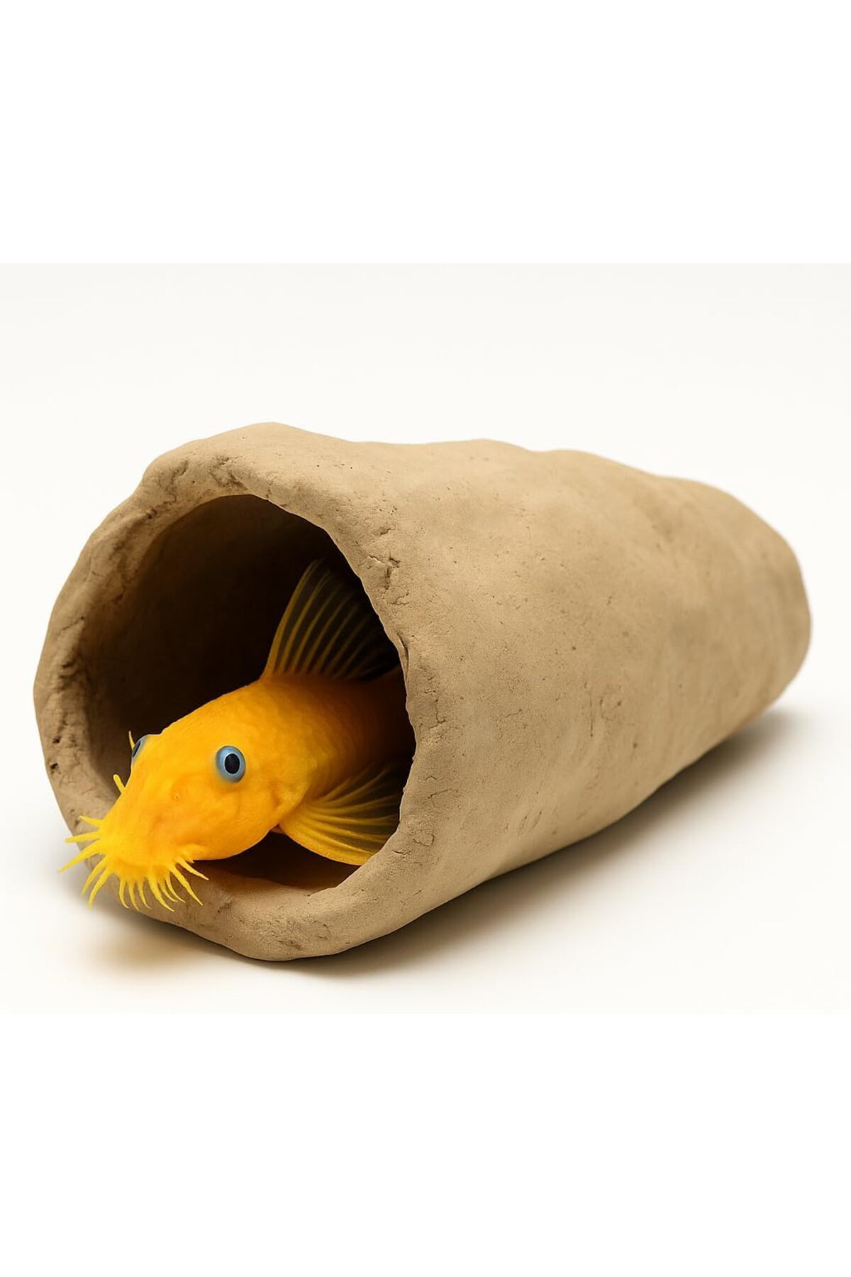 FantastikSell El Yapımı Kil Vatoz Küpü 14–16 cm | Doğal Saklanma