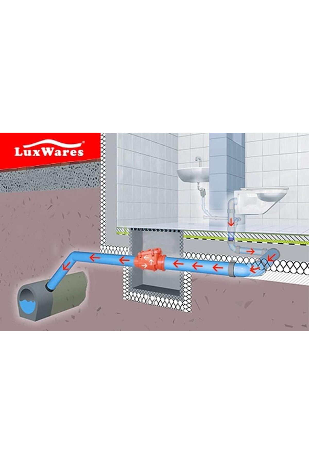 FantastikSell Gama D-30 PİSSU ÇEKVALFİ KİLİTLİ Q50 1142128