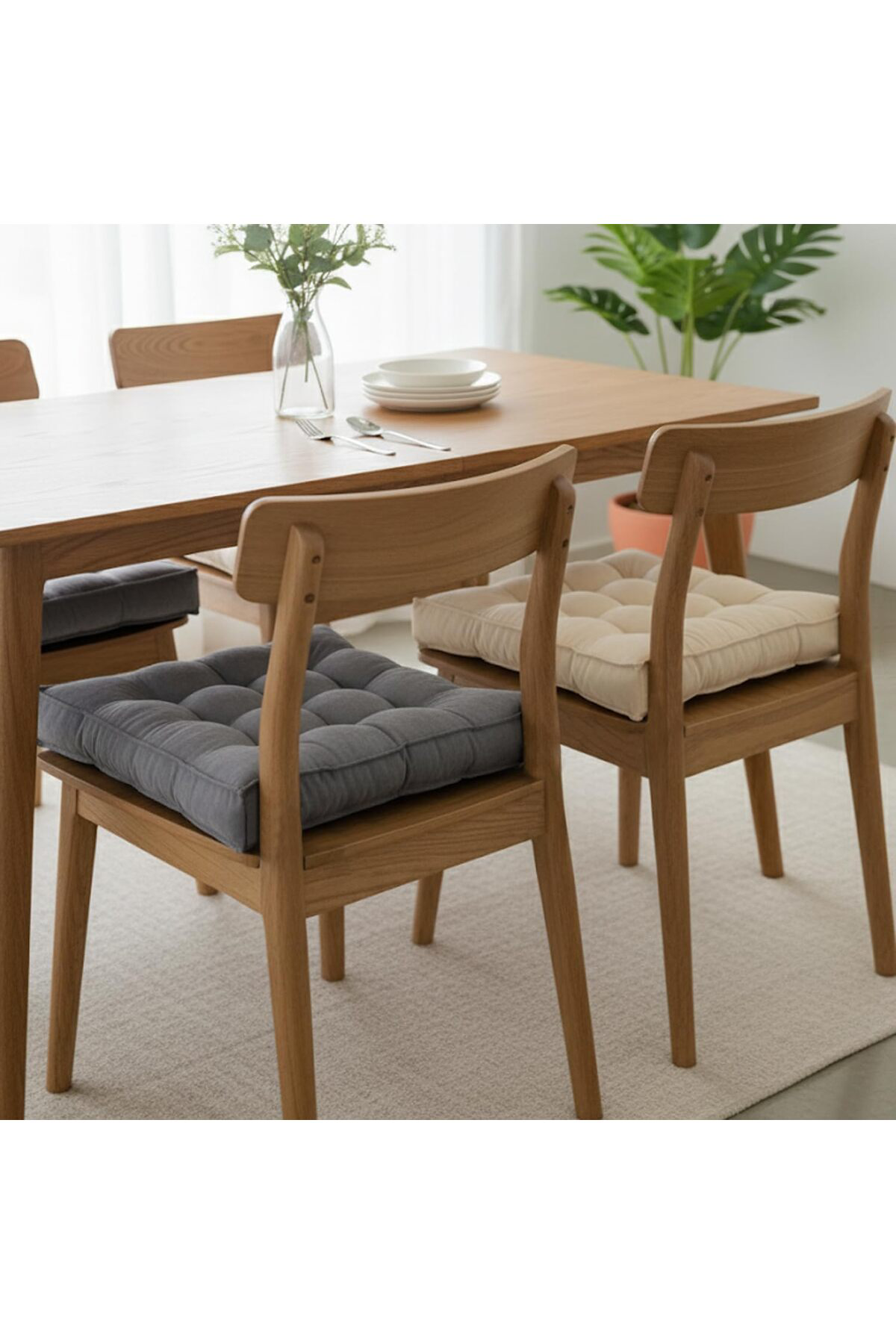 FantastikSell Haegs Sandalye Minderi, Çift Kenarlı, Taşıma Kulplu