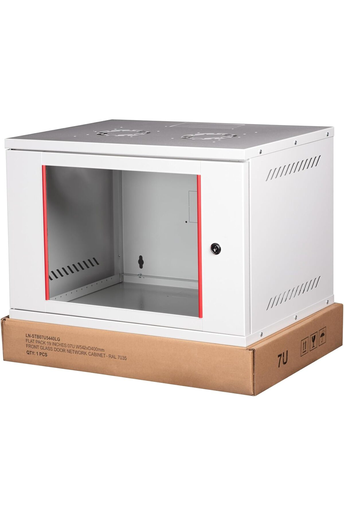 FantastikSell Lande 7U 19" Security Box Duvar Tipi Kabinet, Demon