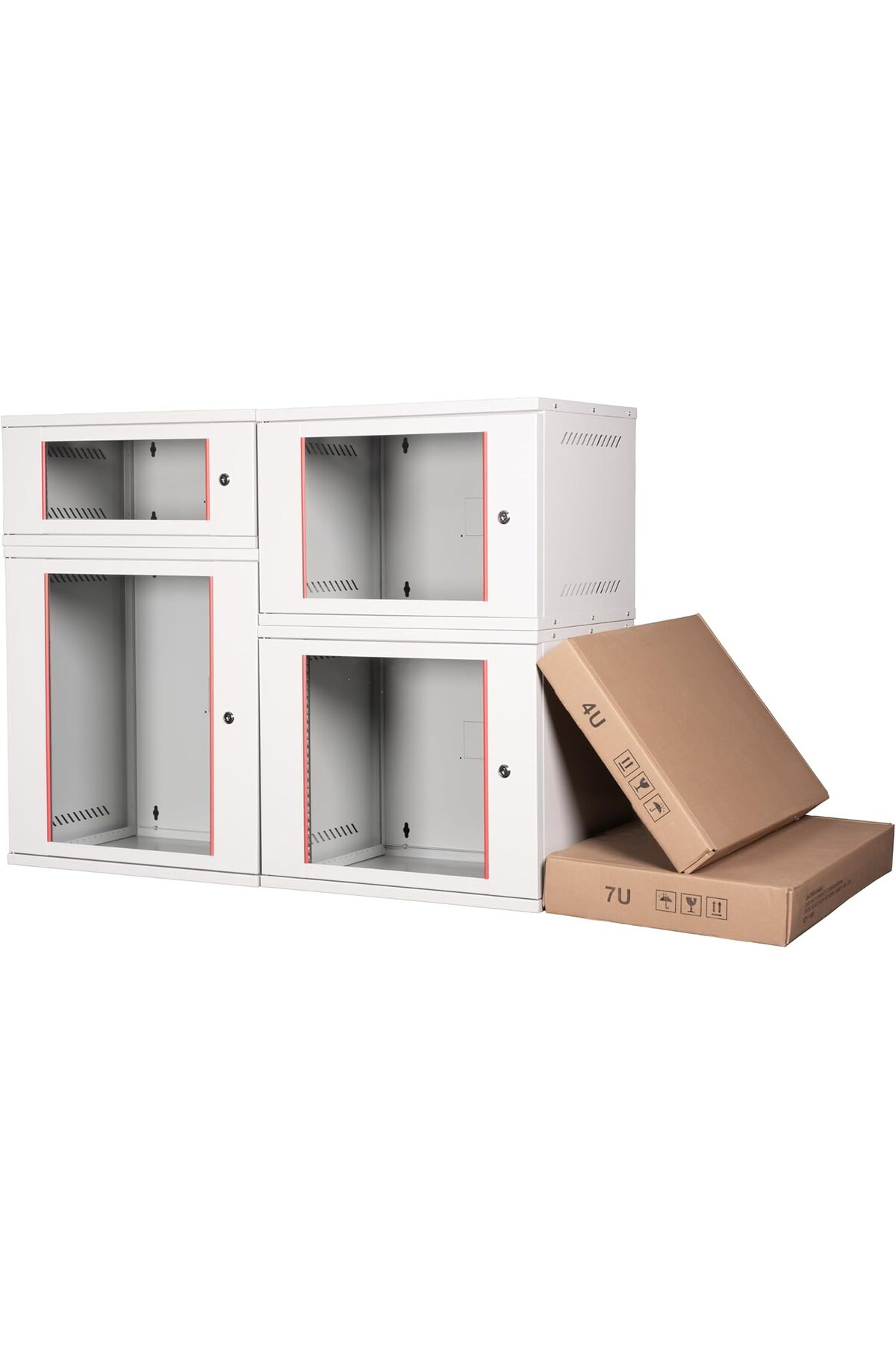 FantastikSell Lande 7U 19" Security Box Duvar Tipi Kabinet, Demon