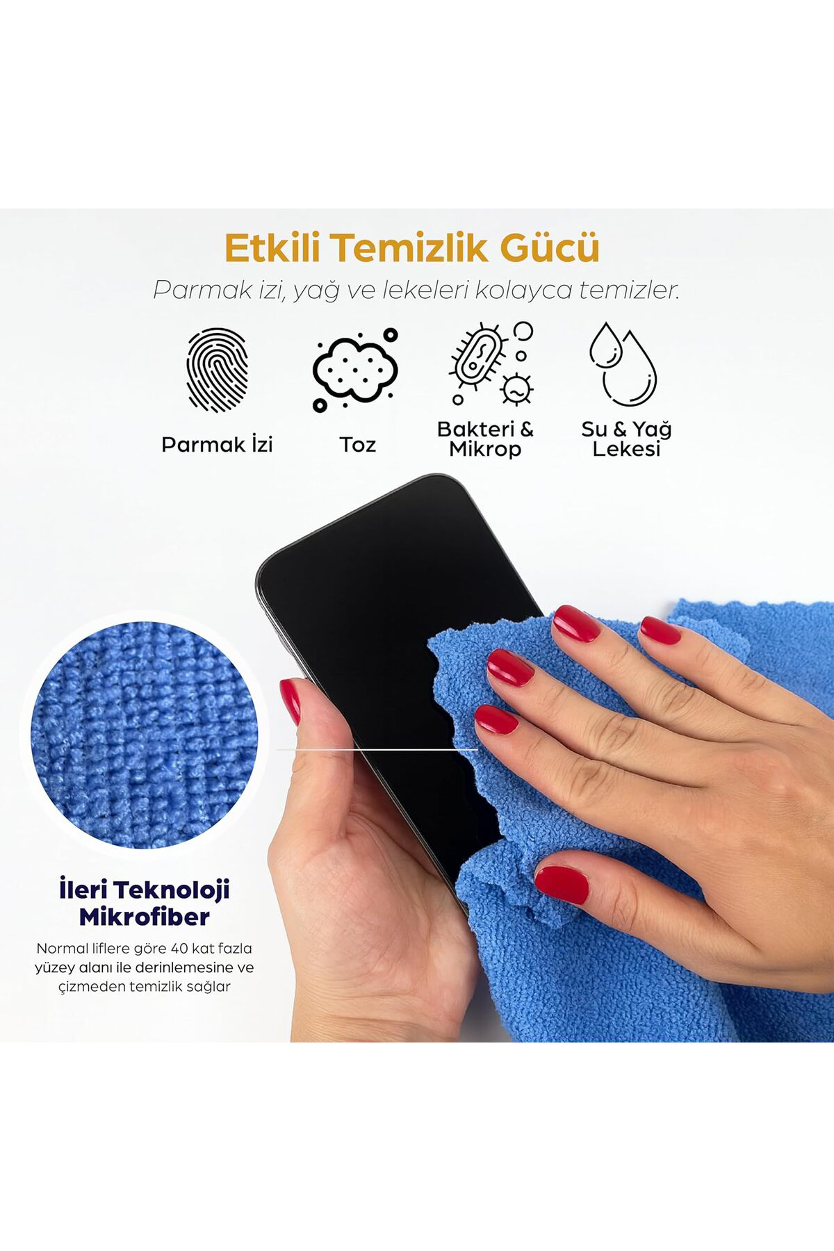 FantastikSell LCD Ekran Temizleme Seti – 250 ml Sprey + Özel Mikr