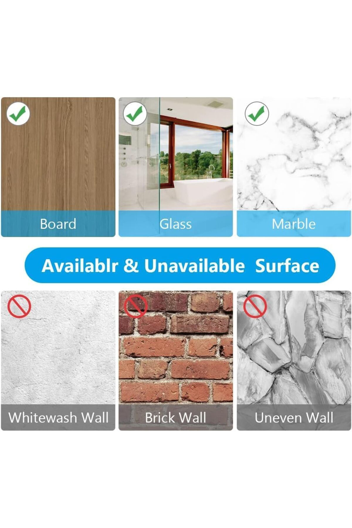 FantastikSell MallArt® 3M Bantlı Paslanmaz Çelik Askı | SUS304 Ma