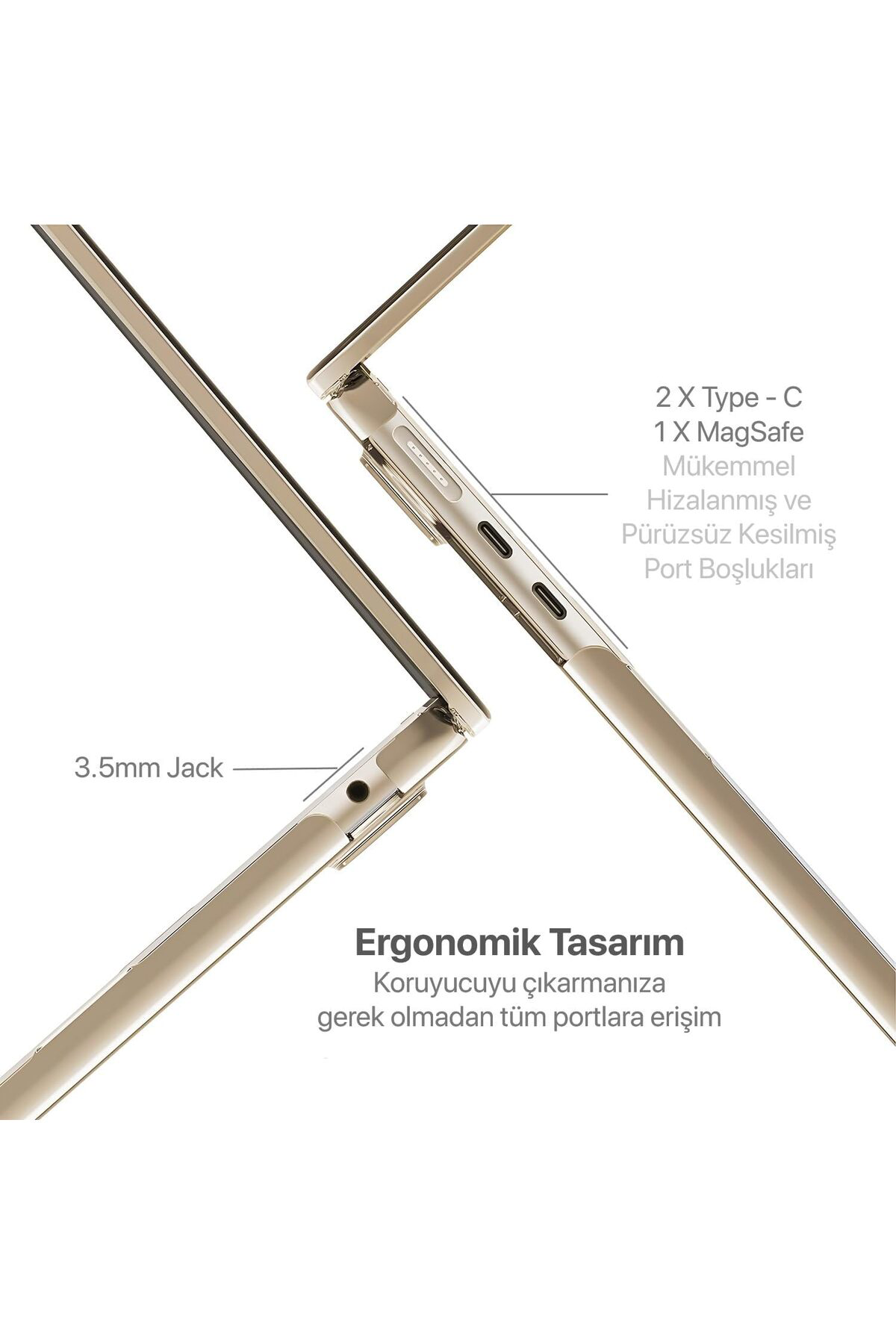 FantastikSell Minesk MacBook Air M4 13.6 inç ile Uyumlu M4 (A3240